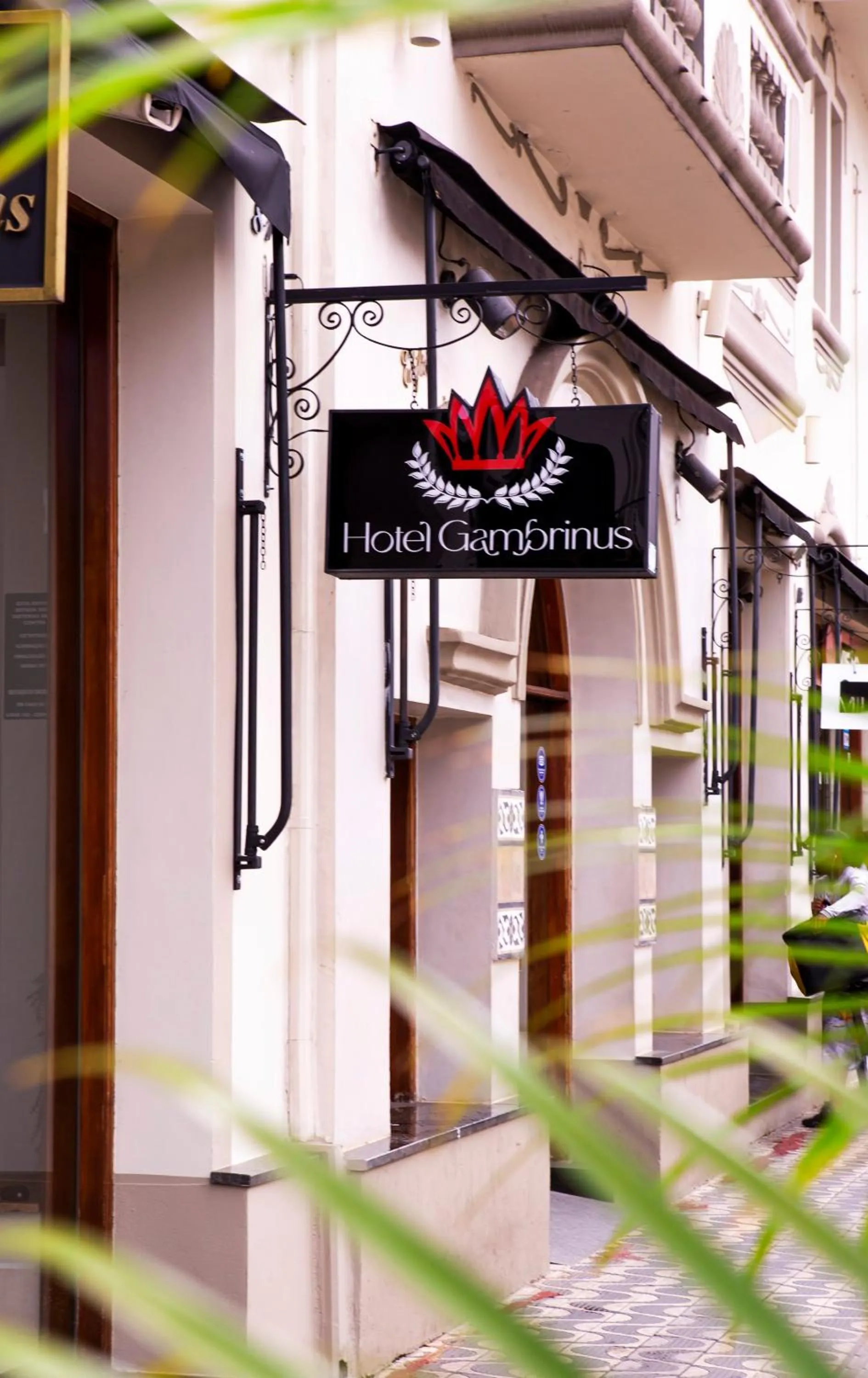 Facade/entrance in Hotel Gambrinus