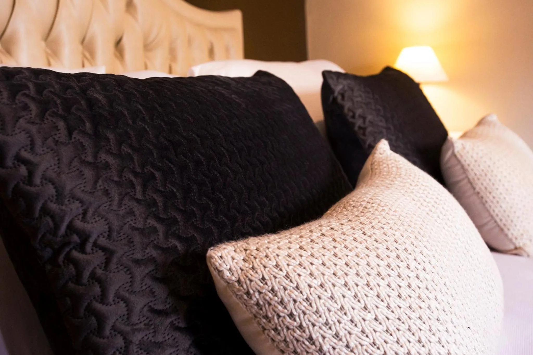 Bed in Hotel Gambrinus