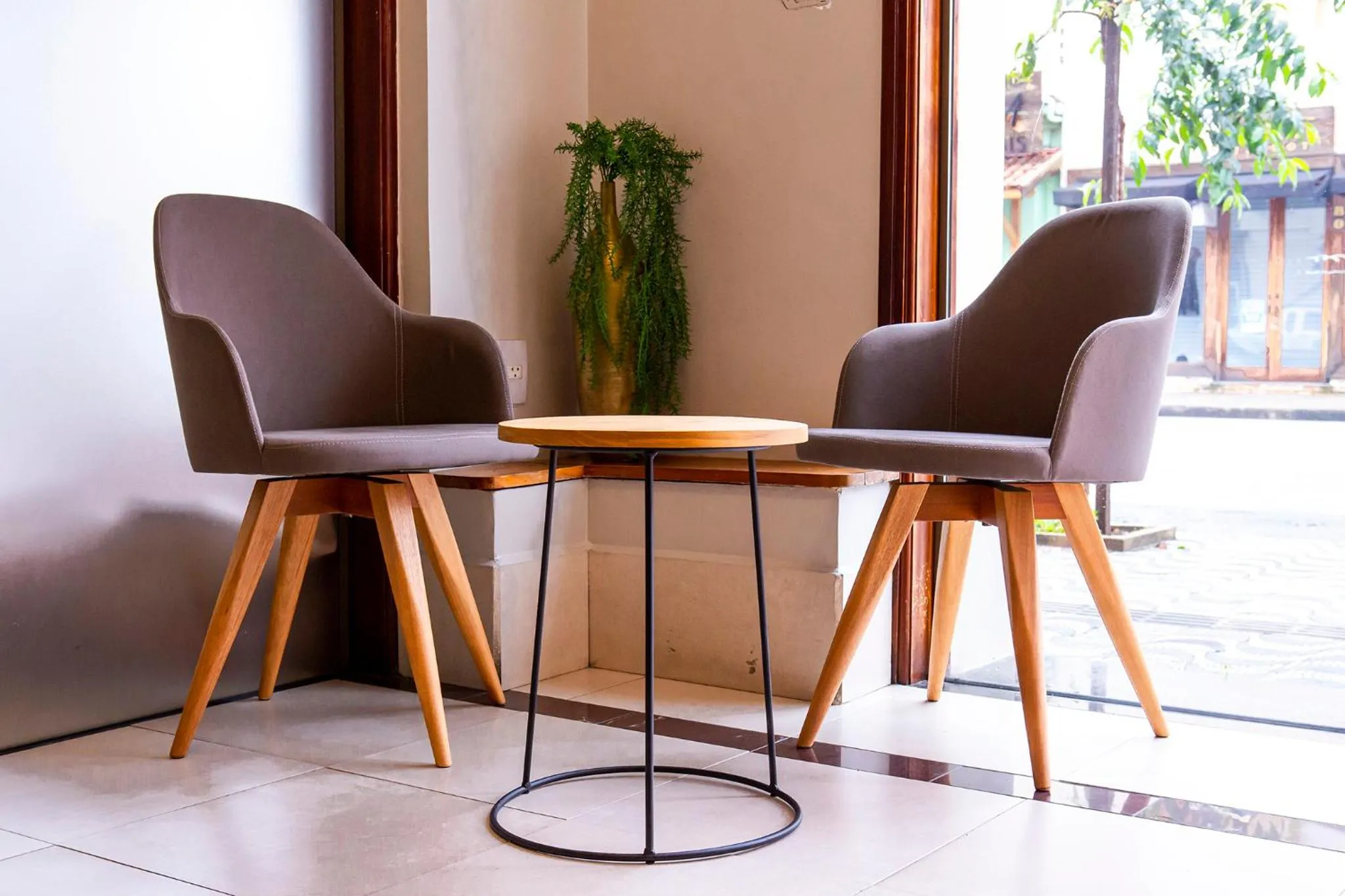 Decorative detail in Hotel Gambrinus