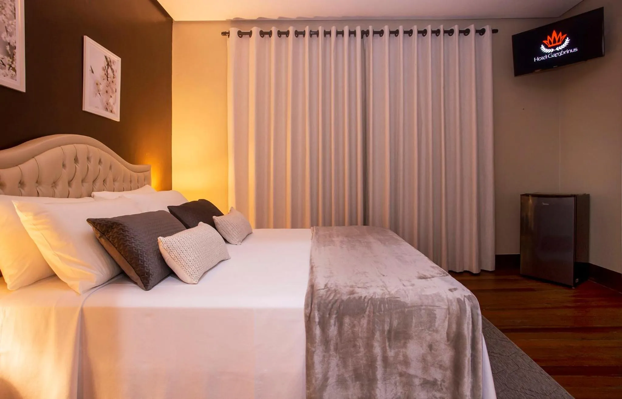 Bedroom, Bed in Hotel Gambrinus