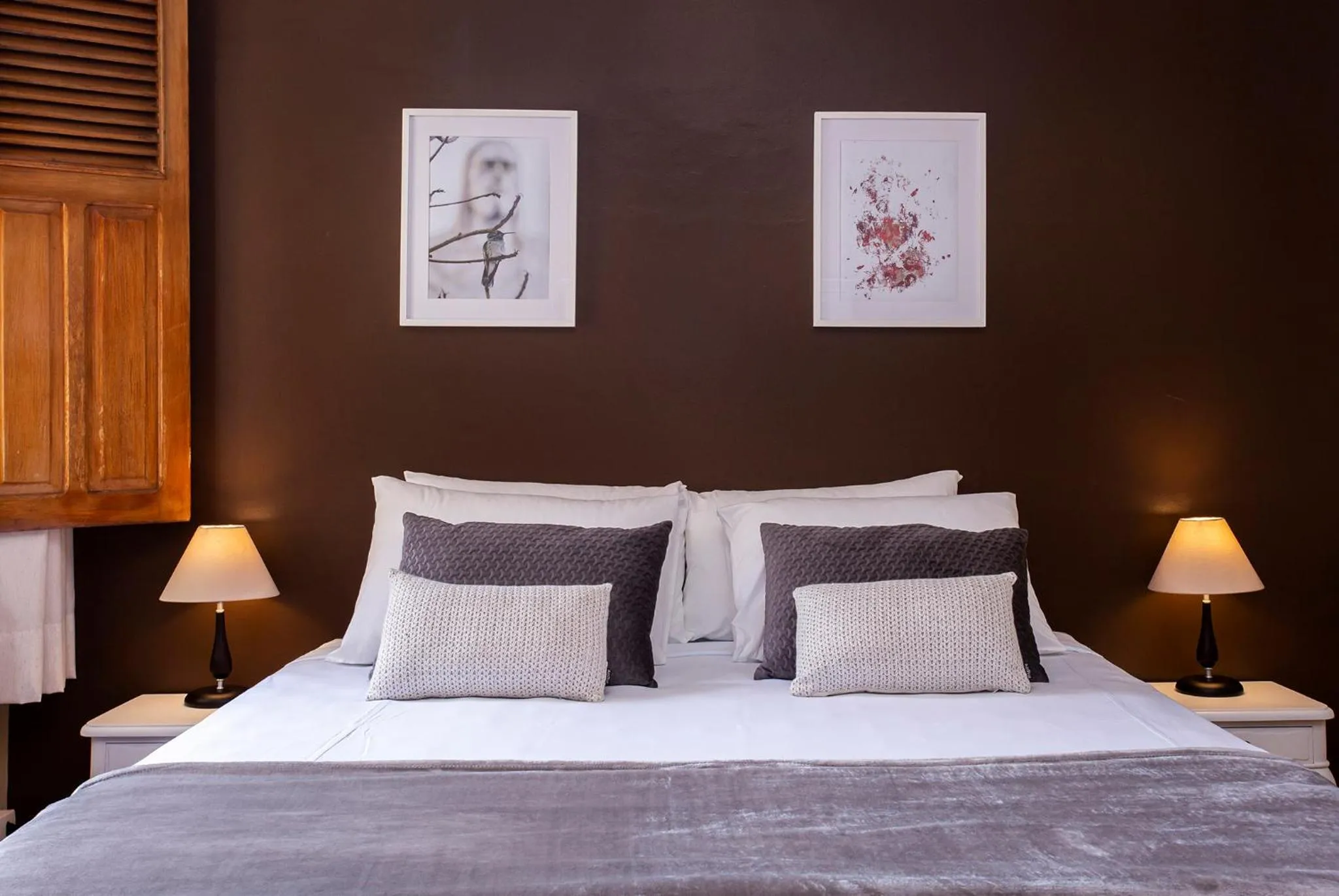 Bed in Hotel Gambrinus