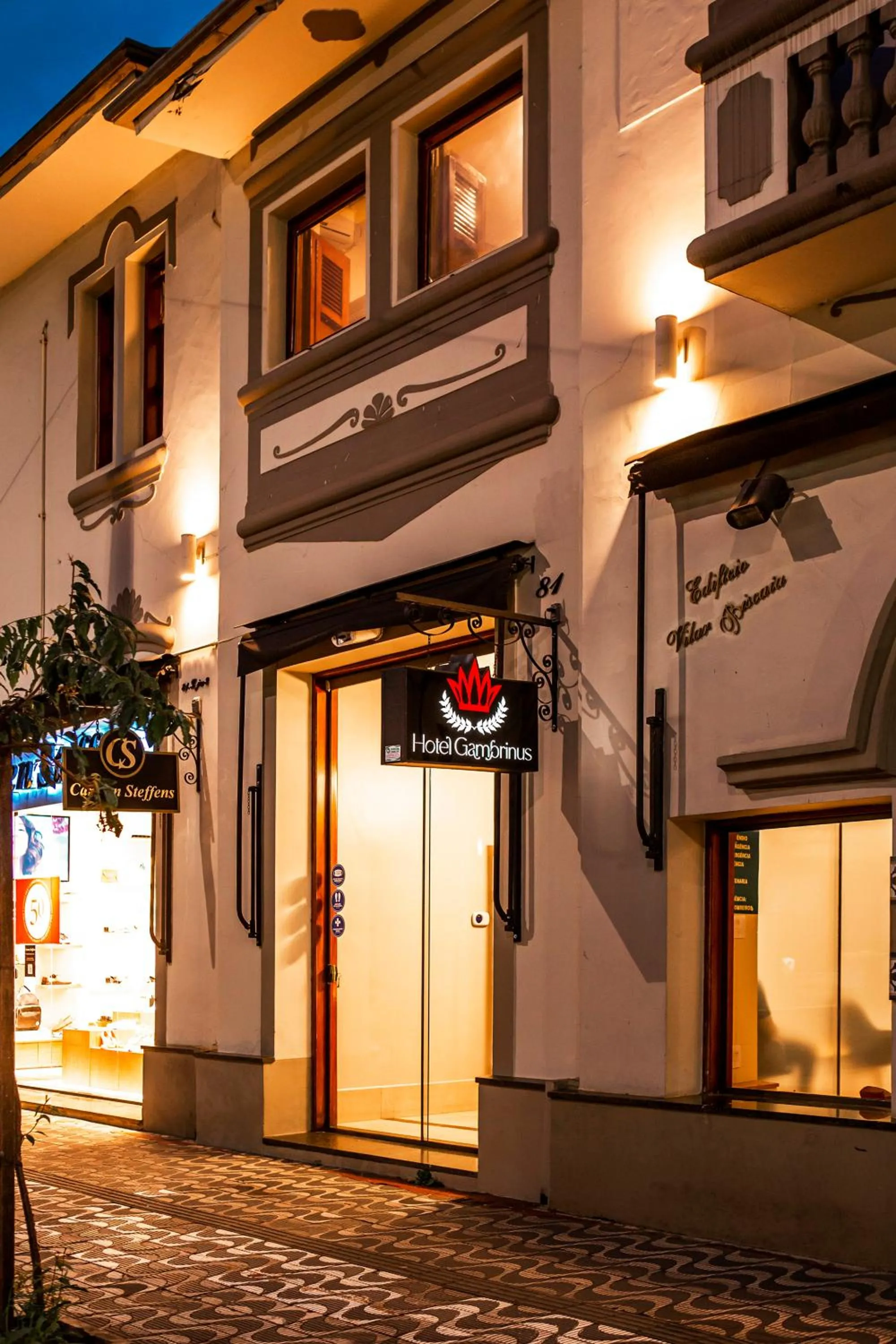 Facade/entrance in Hotel Gambrinus