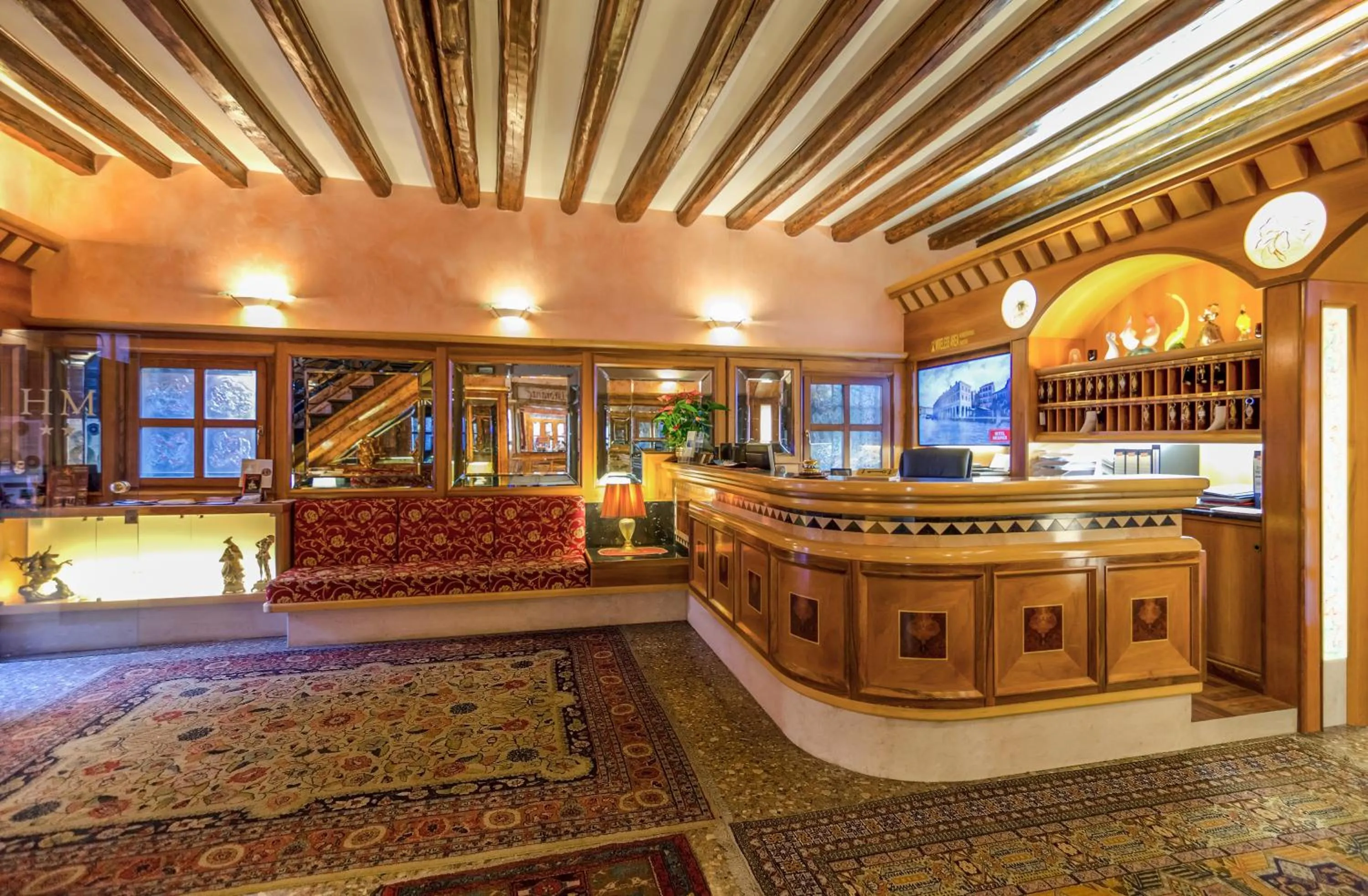 Lobby or reception in Hotel Messner