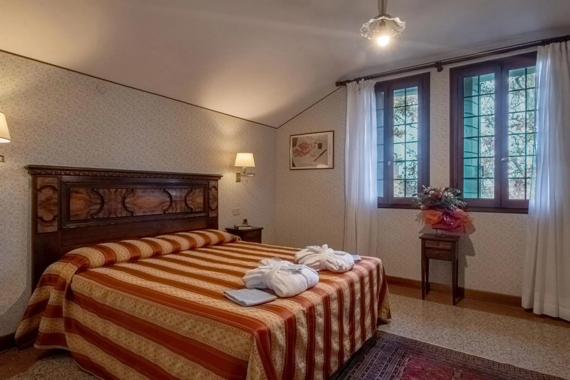 Bedroom, Bed in Hotel La Meridiana