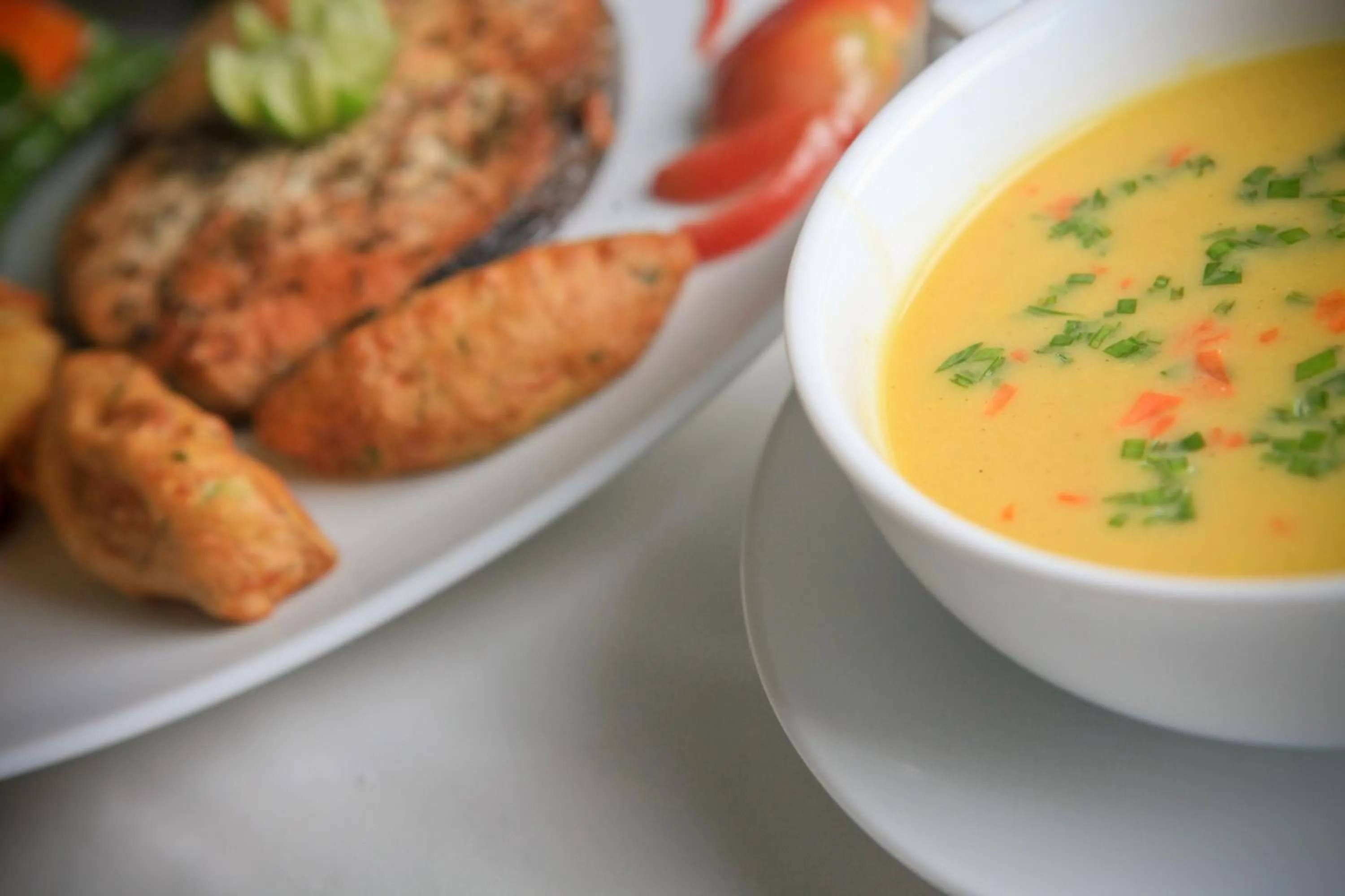 Food in Lavendish Okrin Hotel