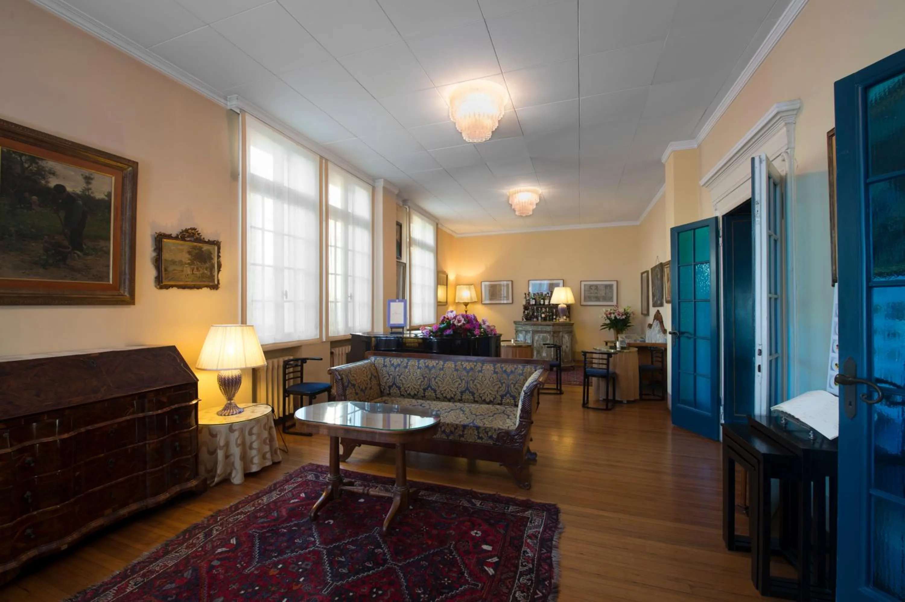 Seating area in Hotel Villa Mabapa