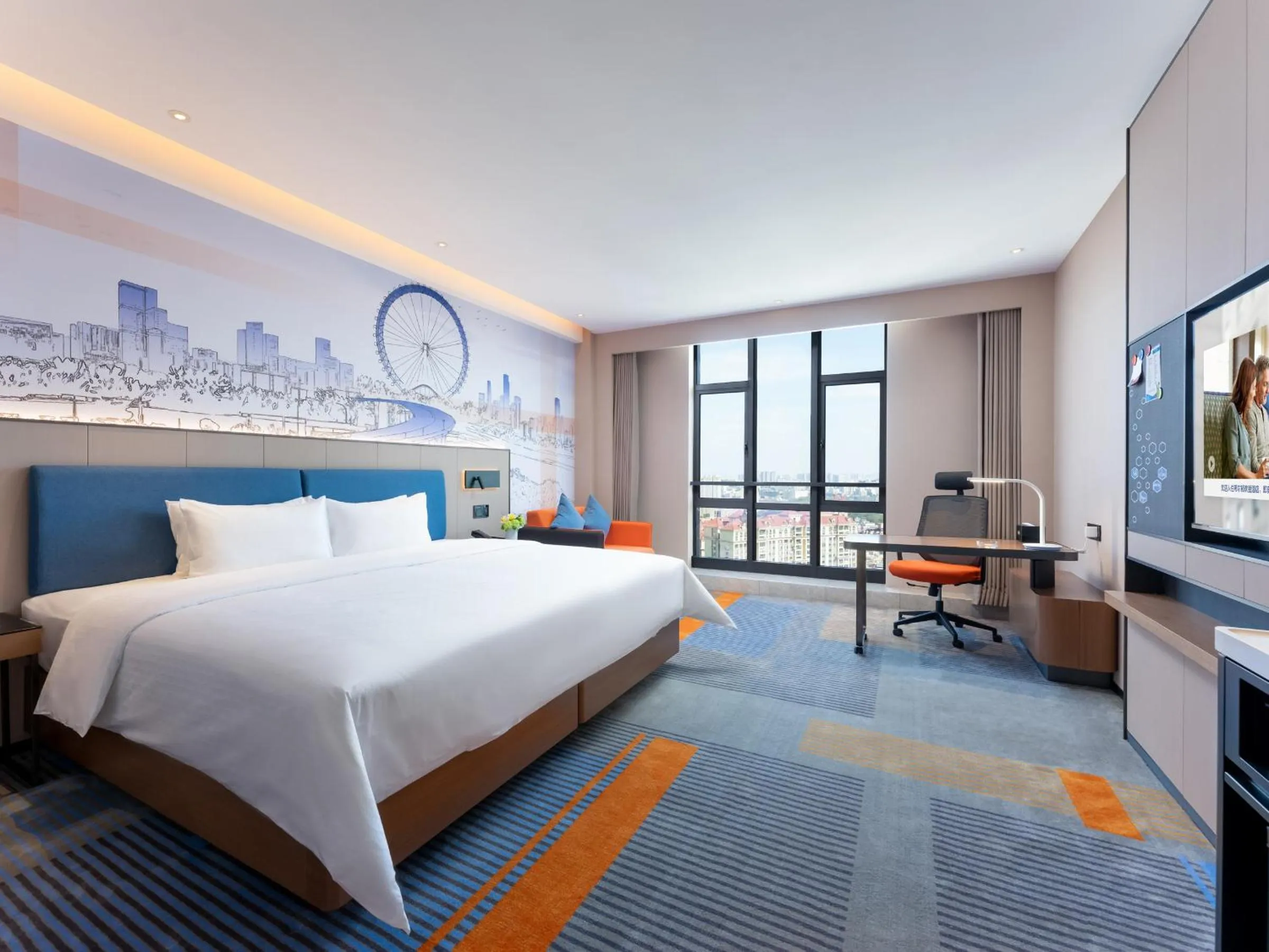 Bed in Hampton by Hilton Guangzhou Jinshazhou