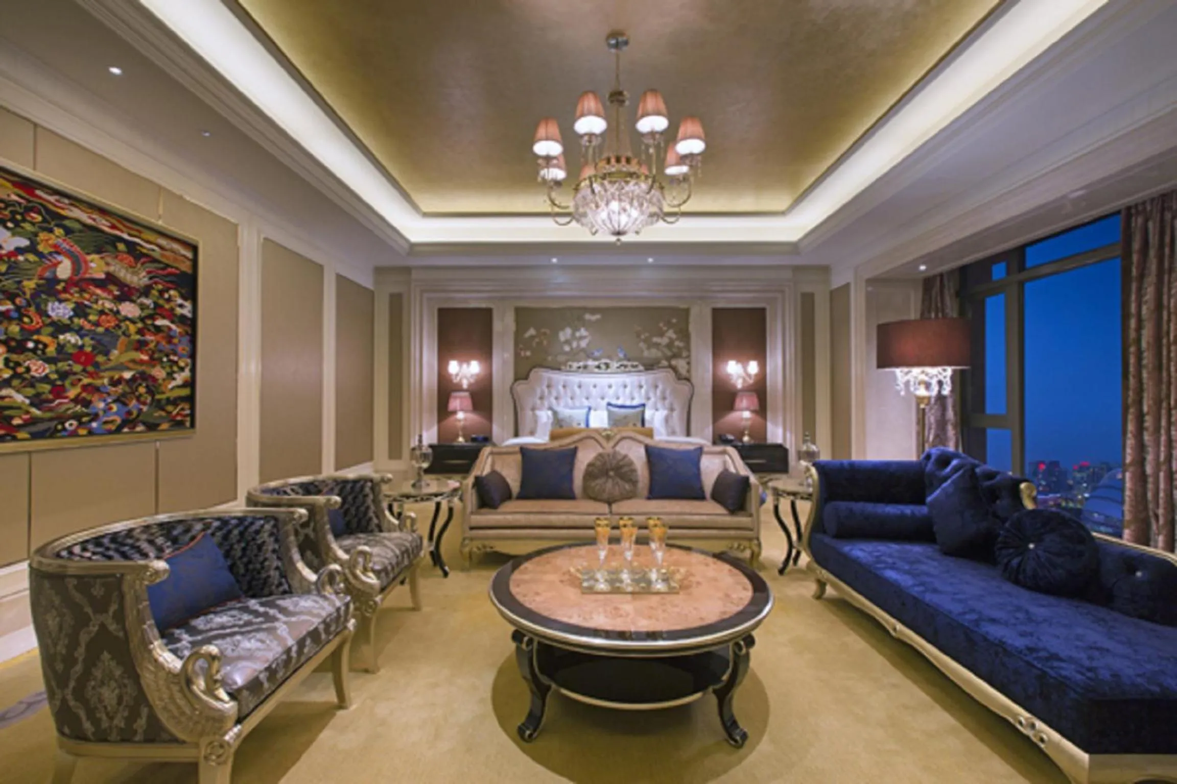 Living room in Wanda Vista Shenyang