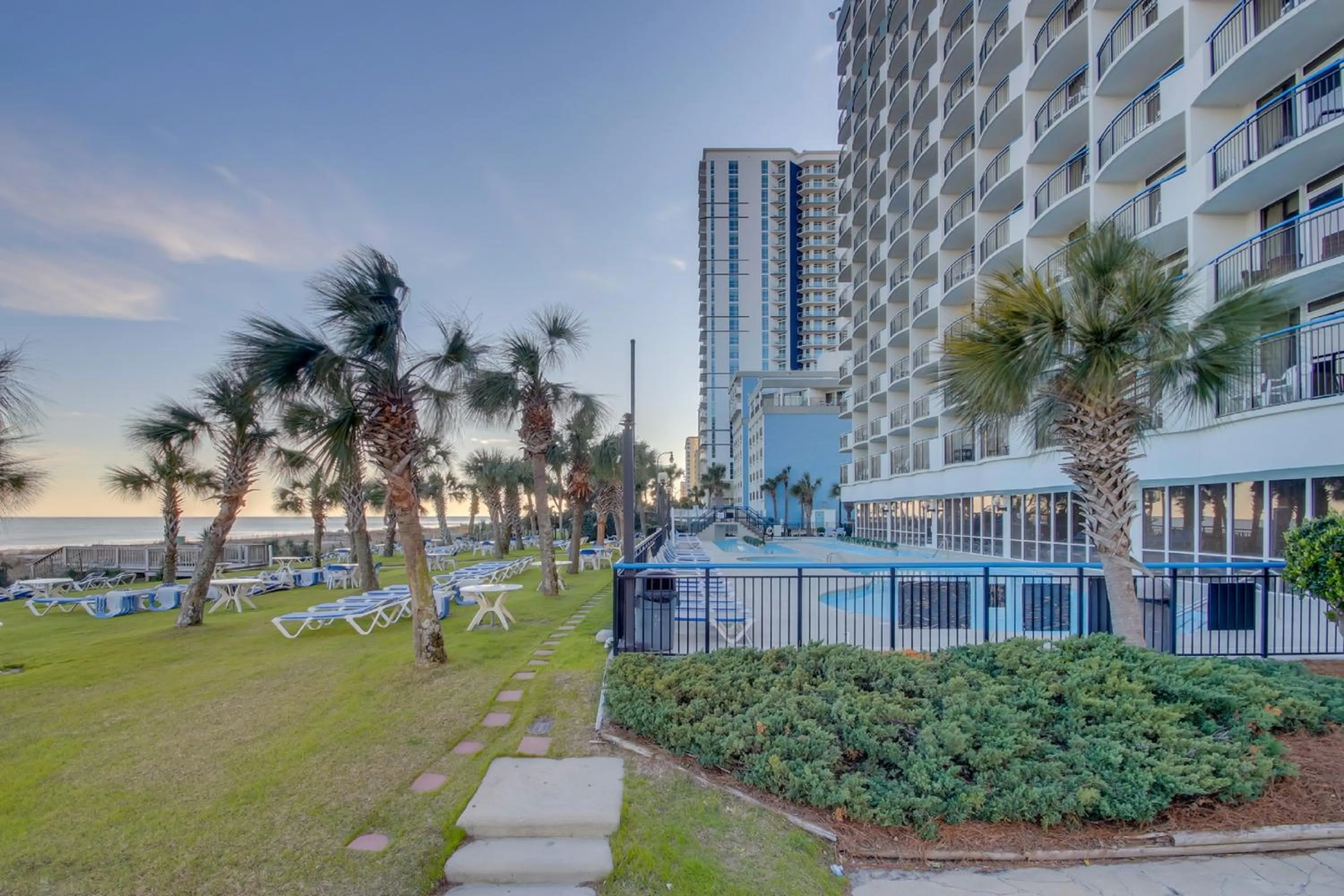 Beach in Oceanfront Boardwalk Condo w Private Balcony and Beach