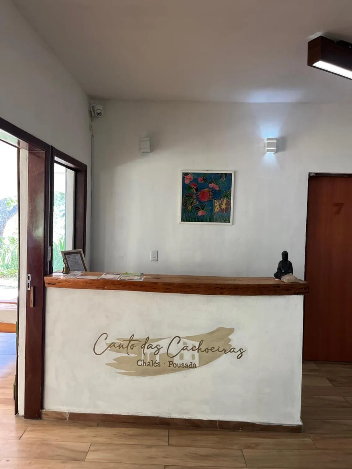 Lobby or reception in Pousada Canto das Cachoeiras