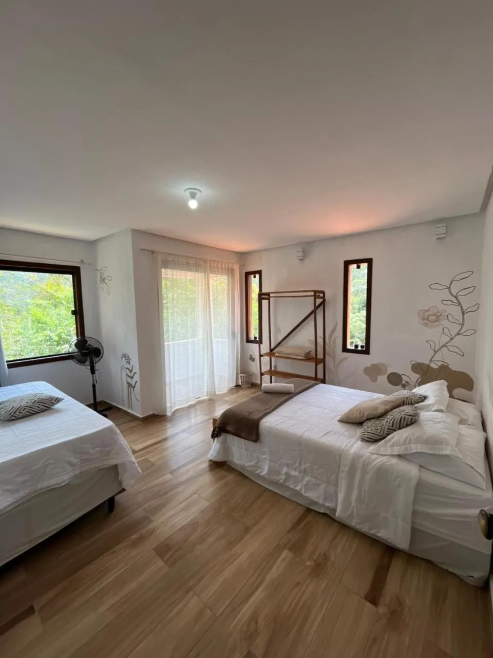 Bedroom, Bed in Pousada Canto das Cachoeiras