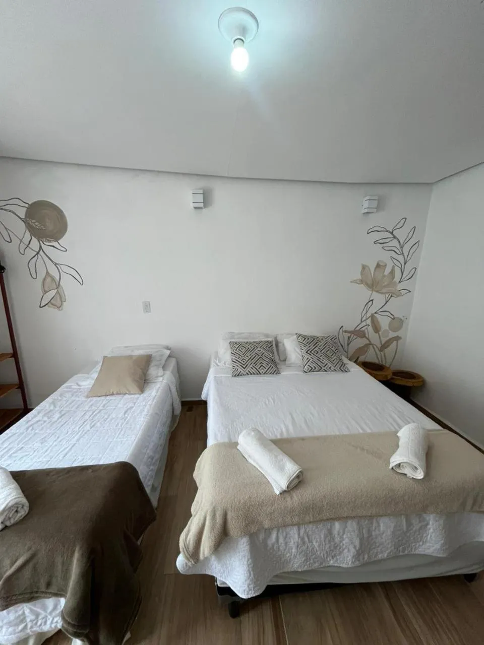 Bedroom, Bed in Pousada Canto das Cachoeiras