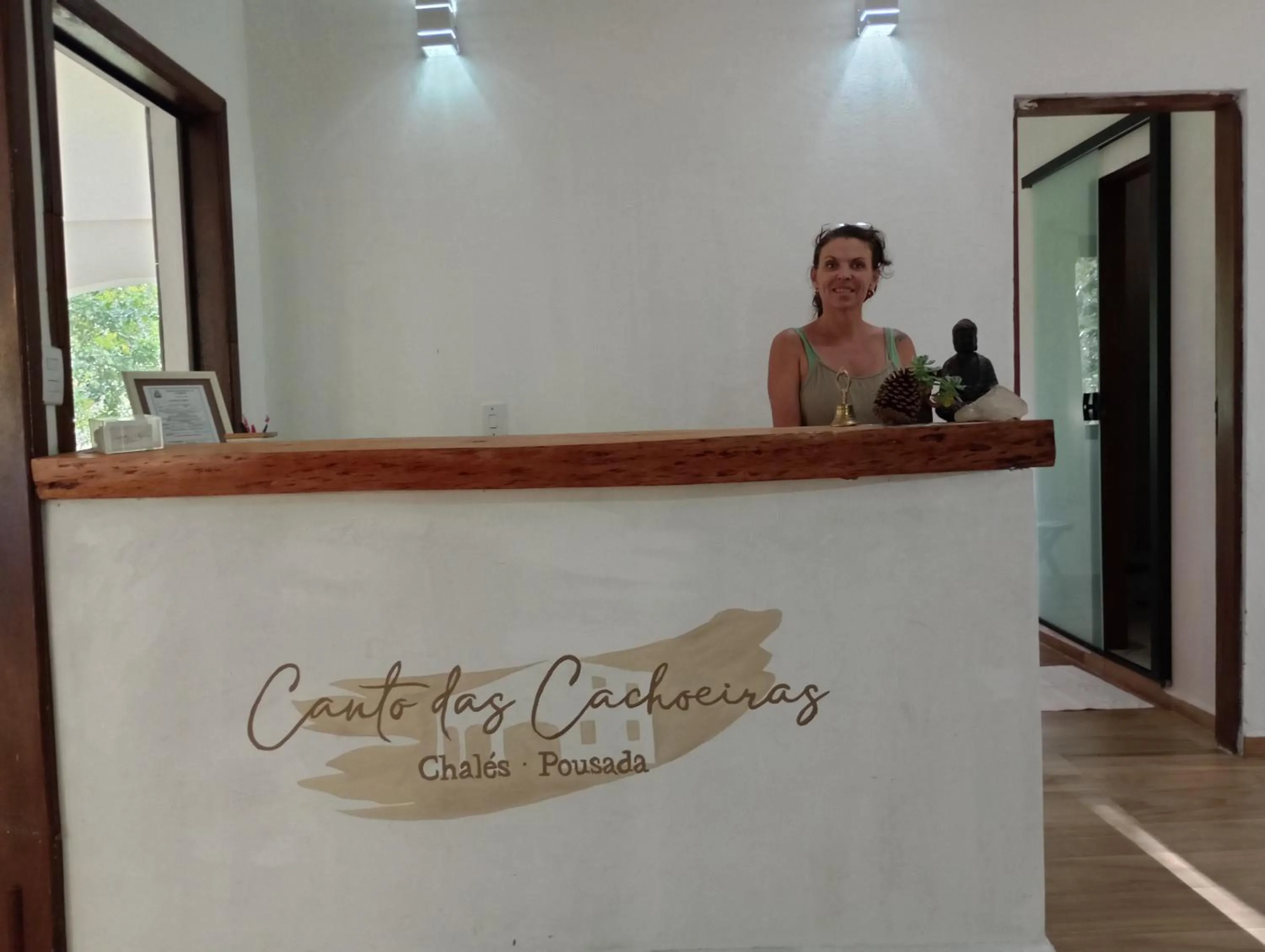Lobby or reception in Pousada Canto das Cachoeiras