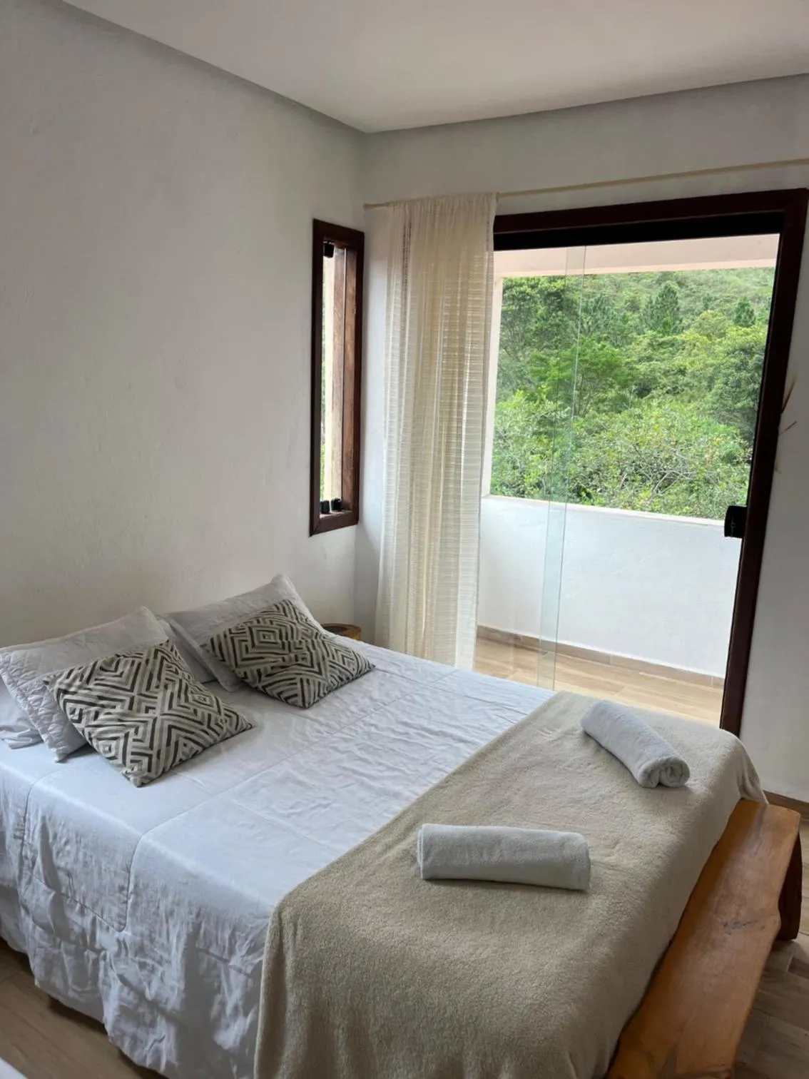 Bedroom, Bed in Pousada Canto das Cachoeiras