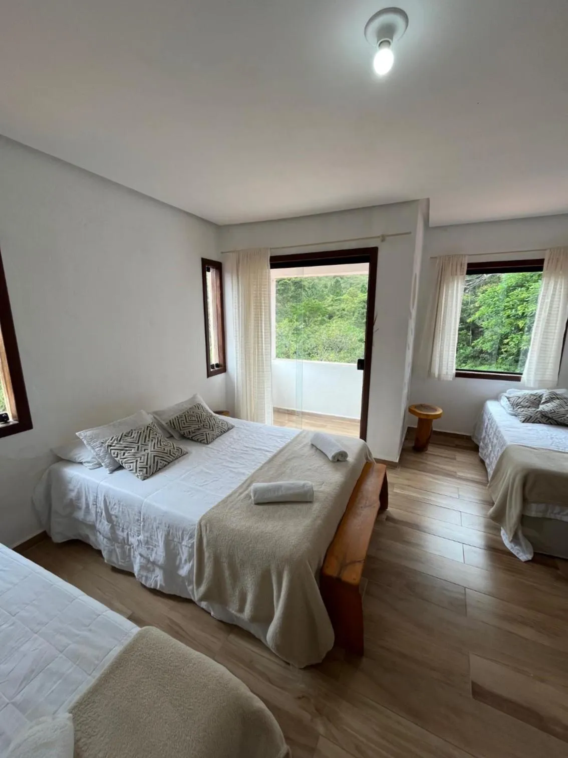 Bedroom, Bed in Pousada Canto das Cachoeiras