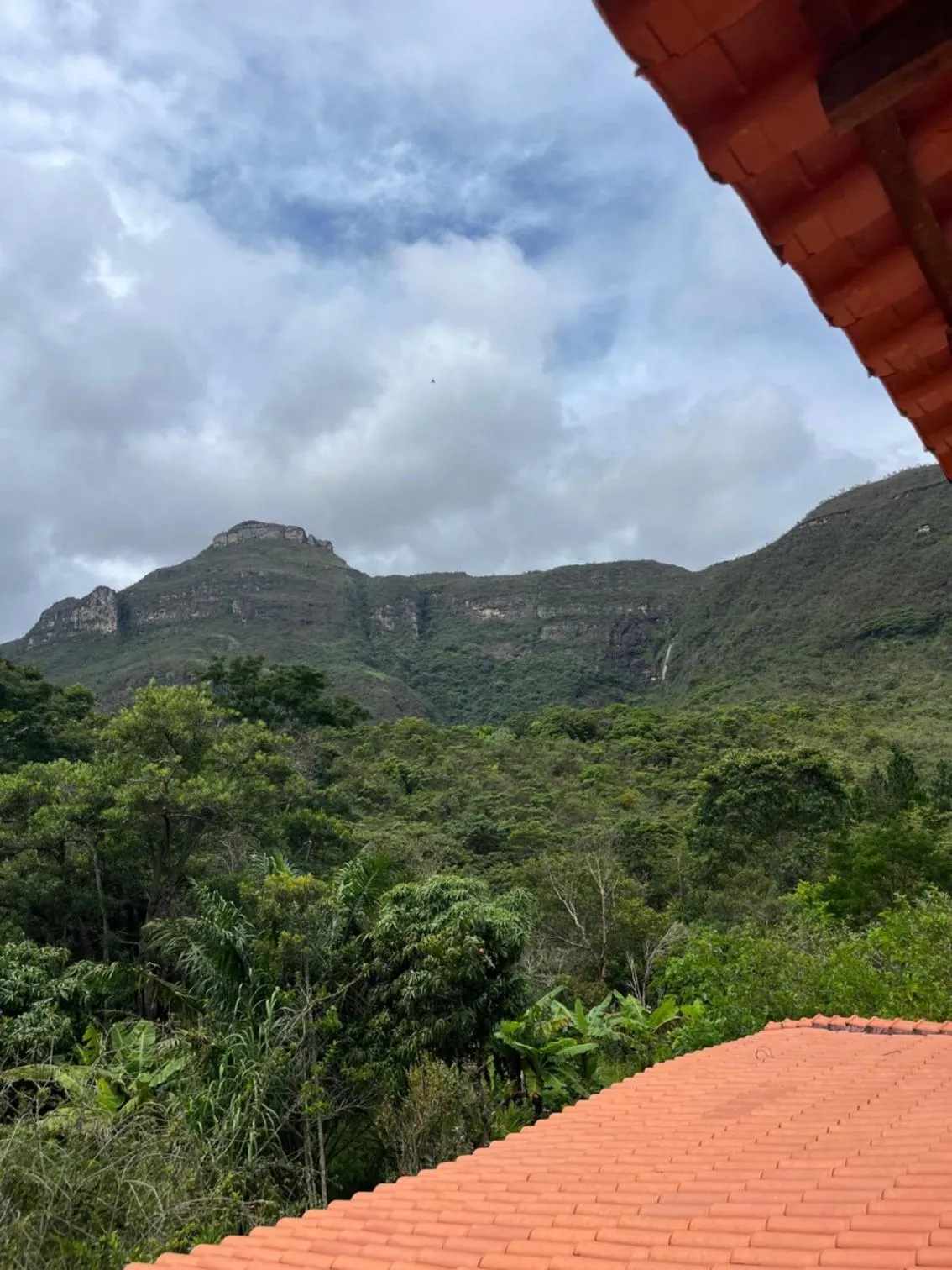 Mountain view in Pousada Canto das Cachoeiras