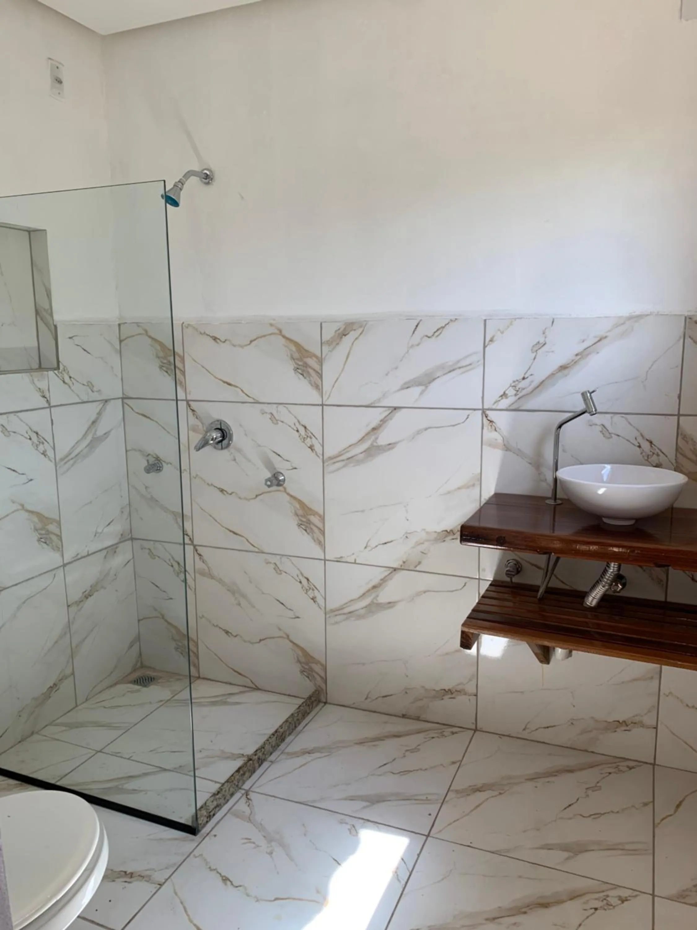 Shower in Pousada Canto das Cachoeiras