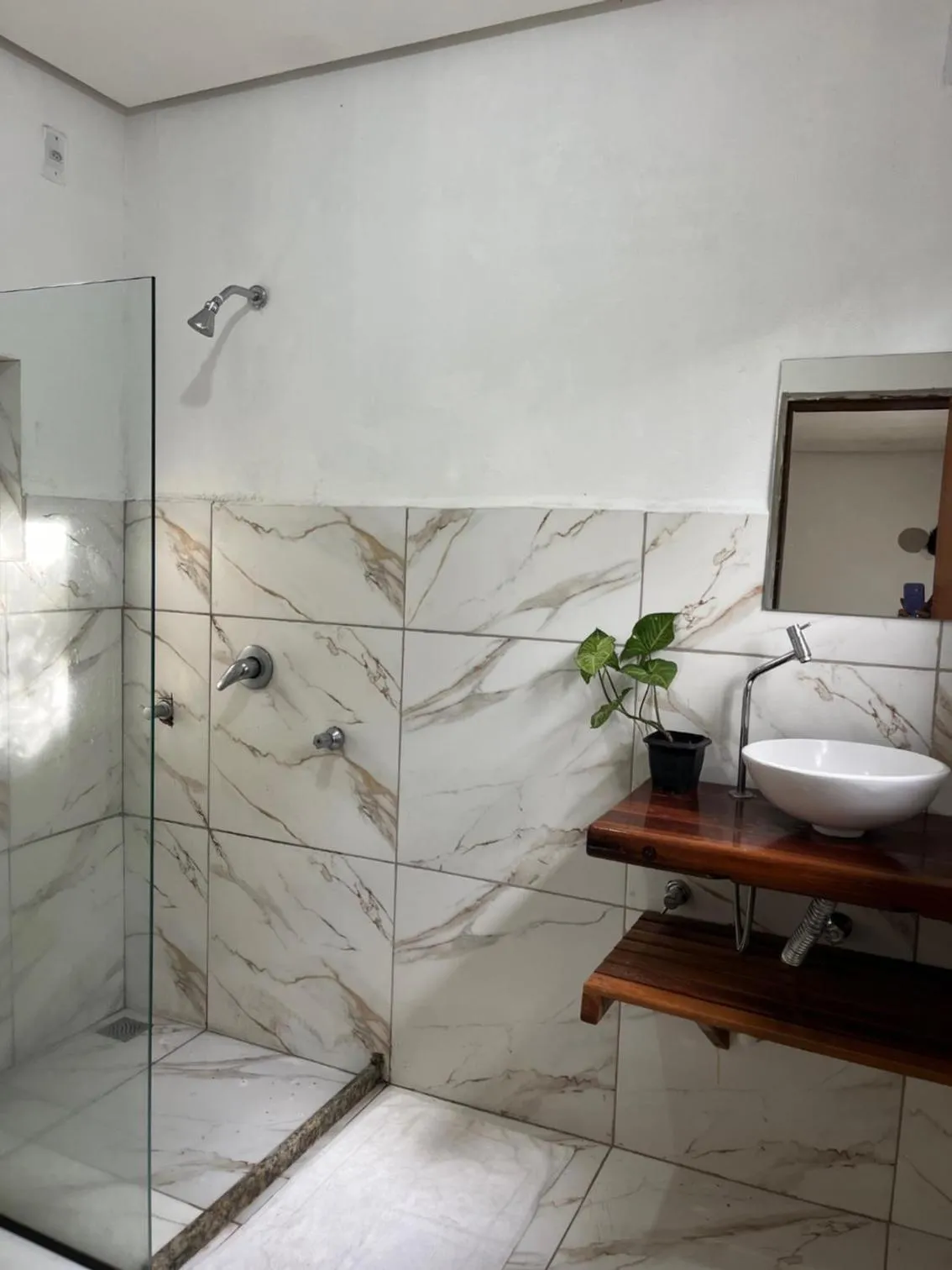 Bathroom in Pousada Canto das Cachoeiras