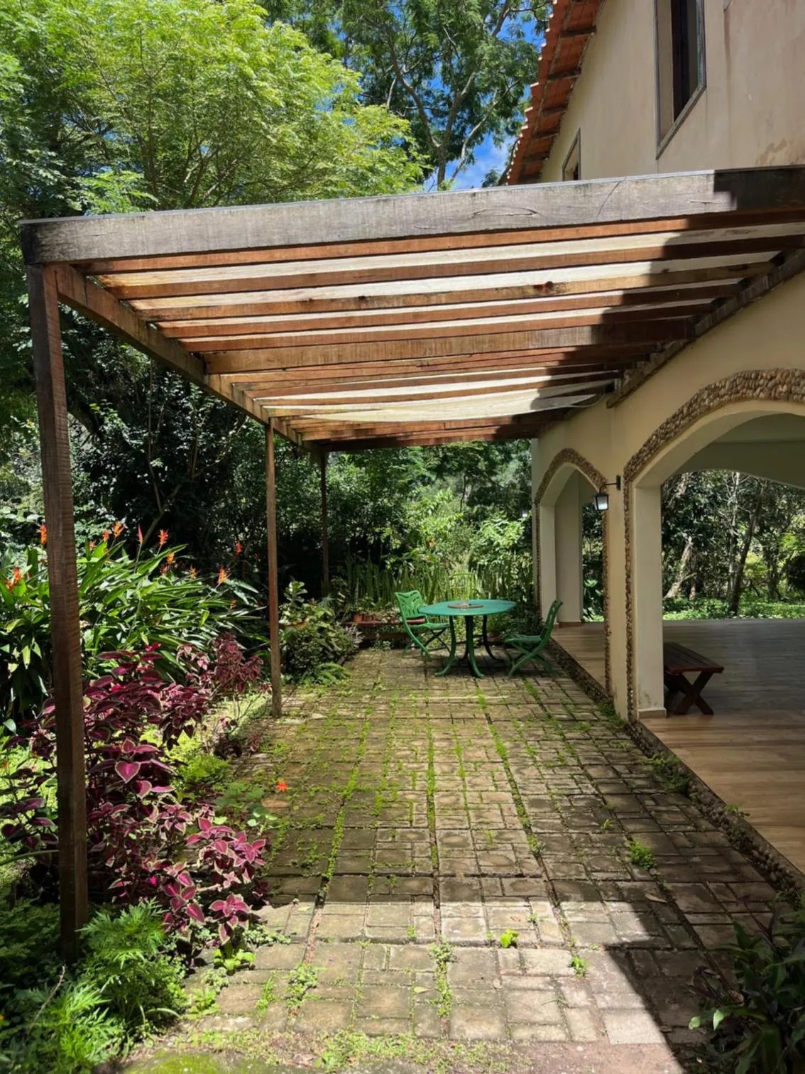 Garden in Pousada Canto das Cachoeiras