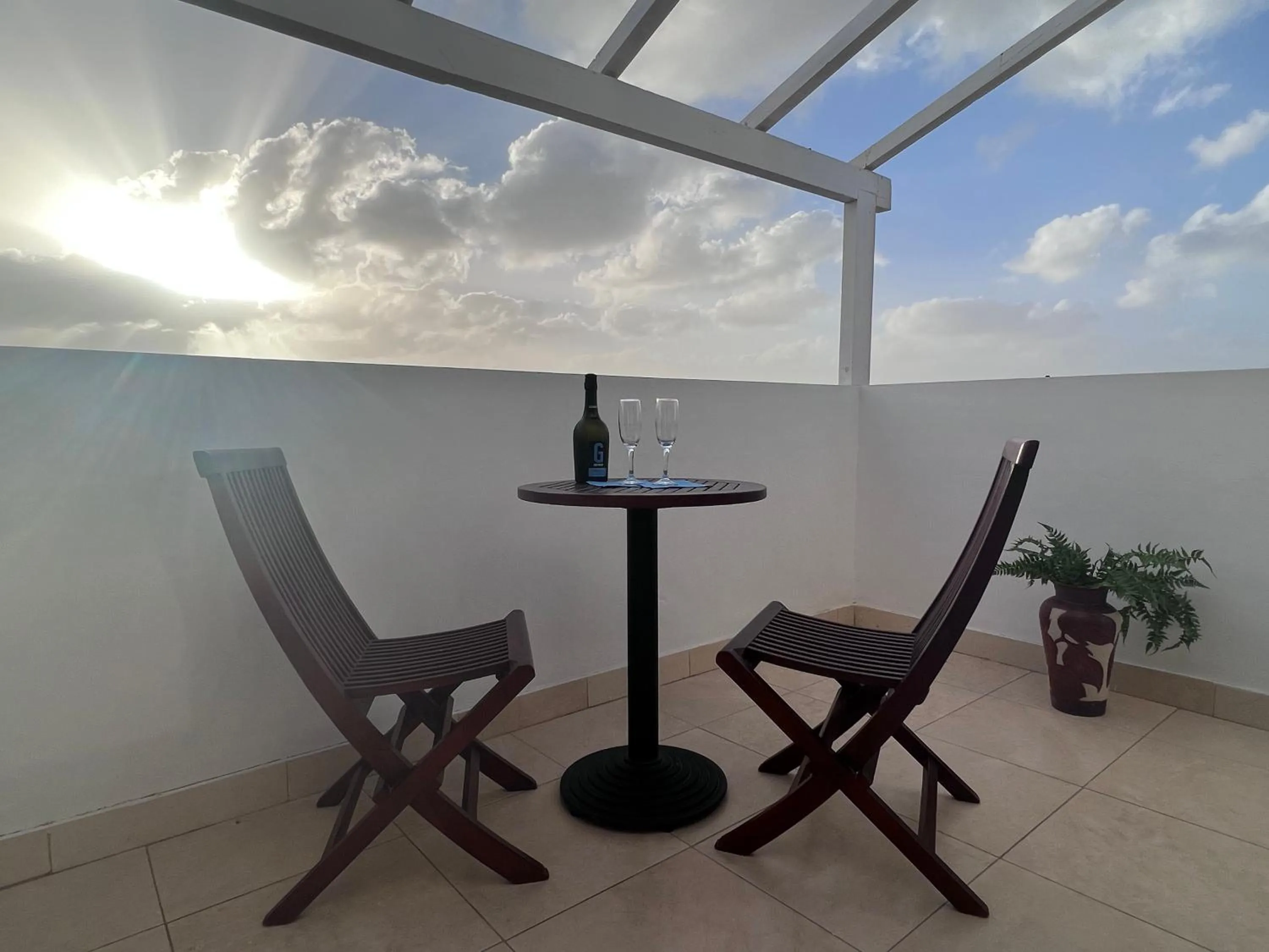 Balcony/Terrace in Branco Suites - Rooms & Holiday Apartments