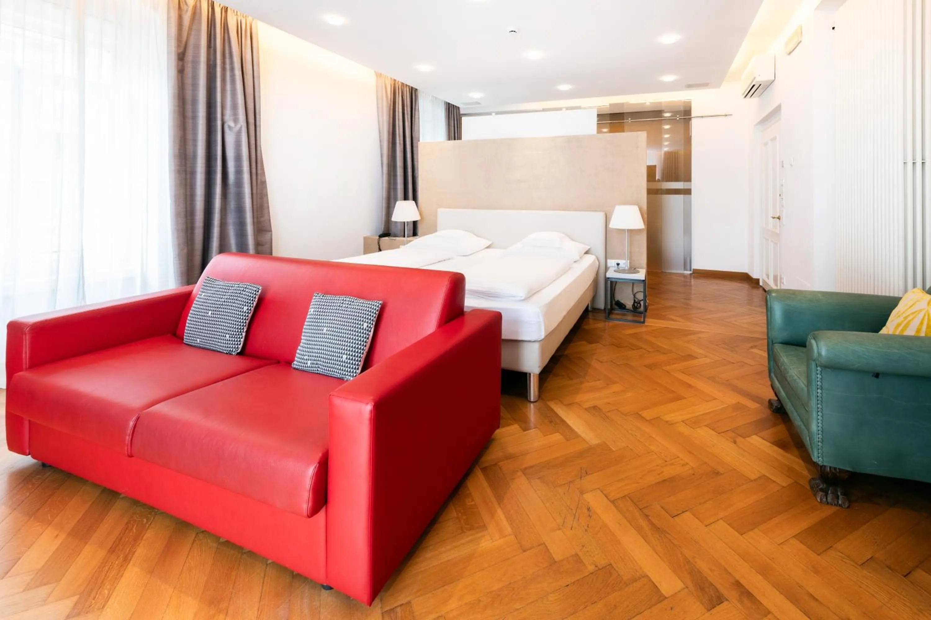 Bedroom, Bed in Hotel Aurora