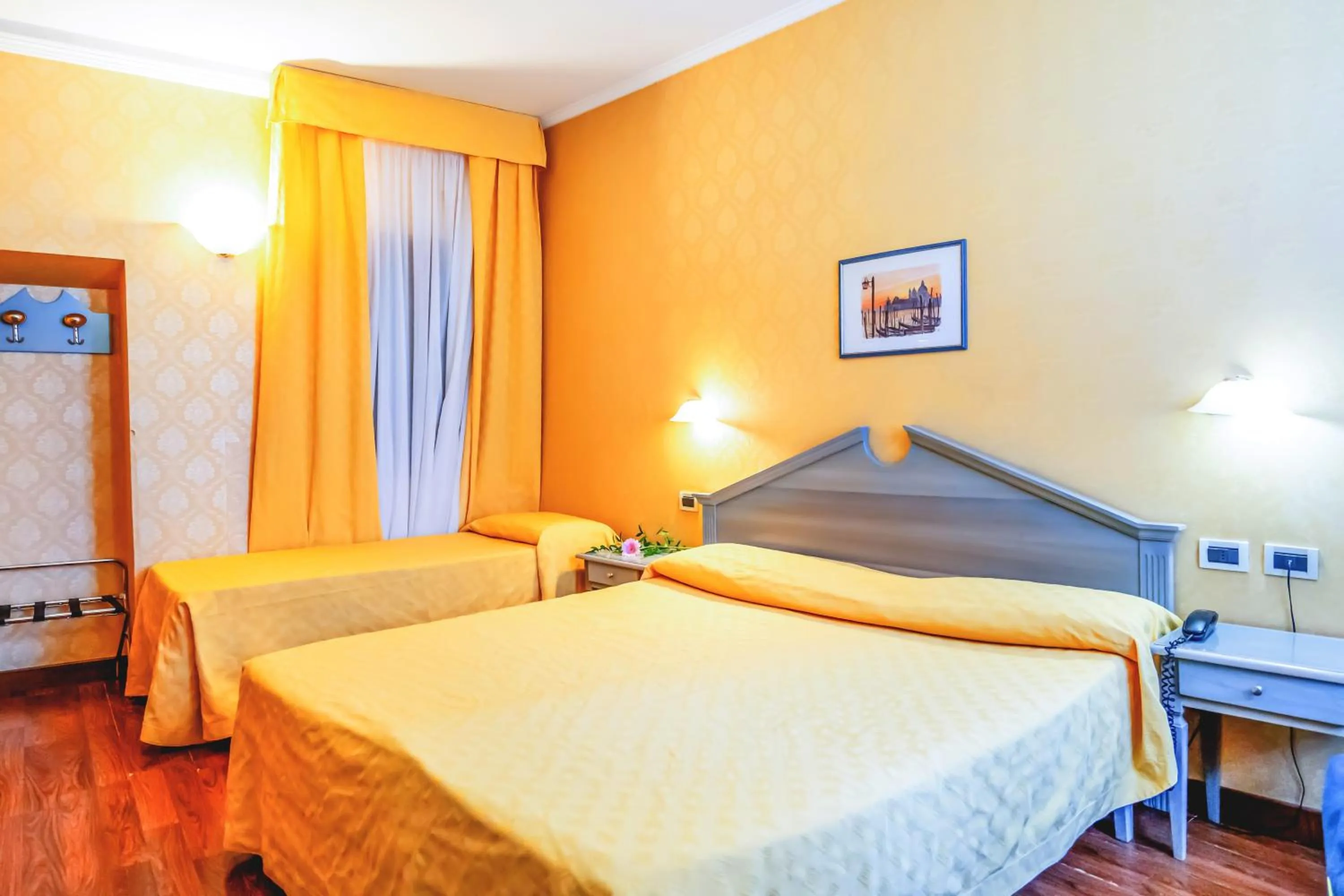 Bed in Hotel Tintoretto