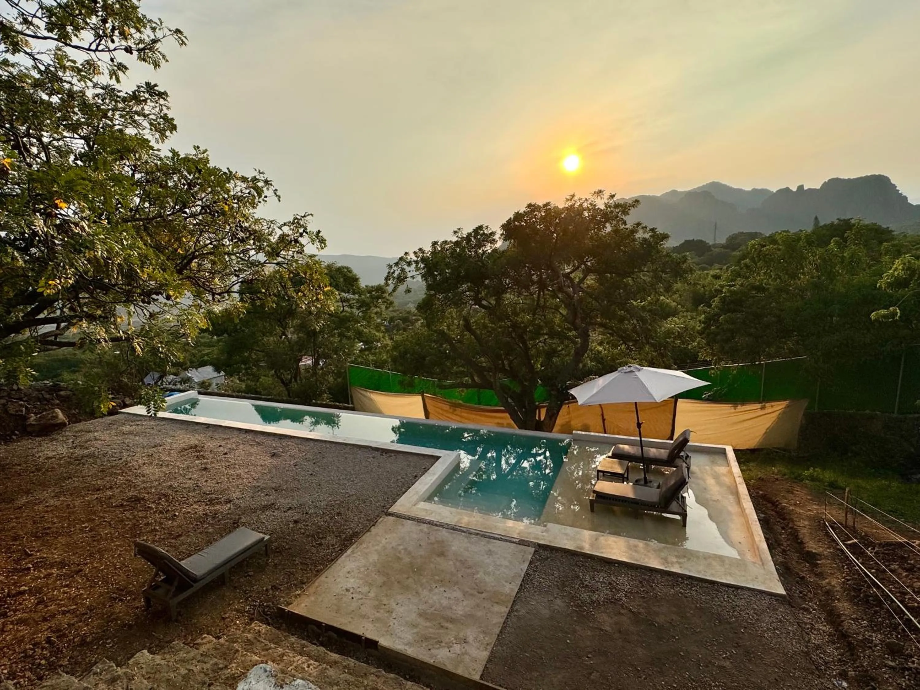 Swimming pool in Amara Tepoztlán