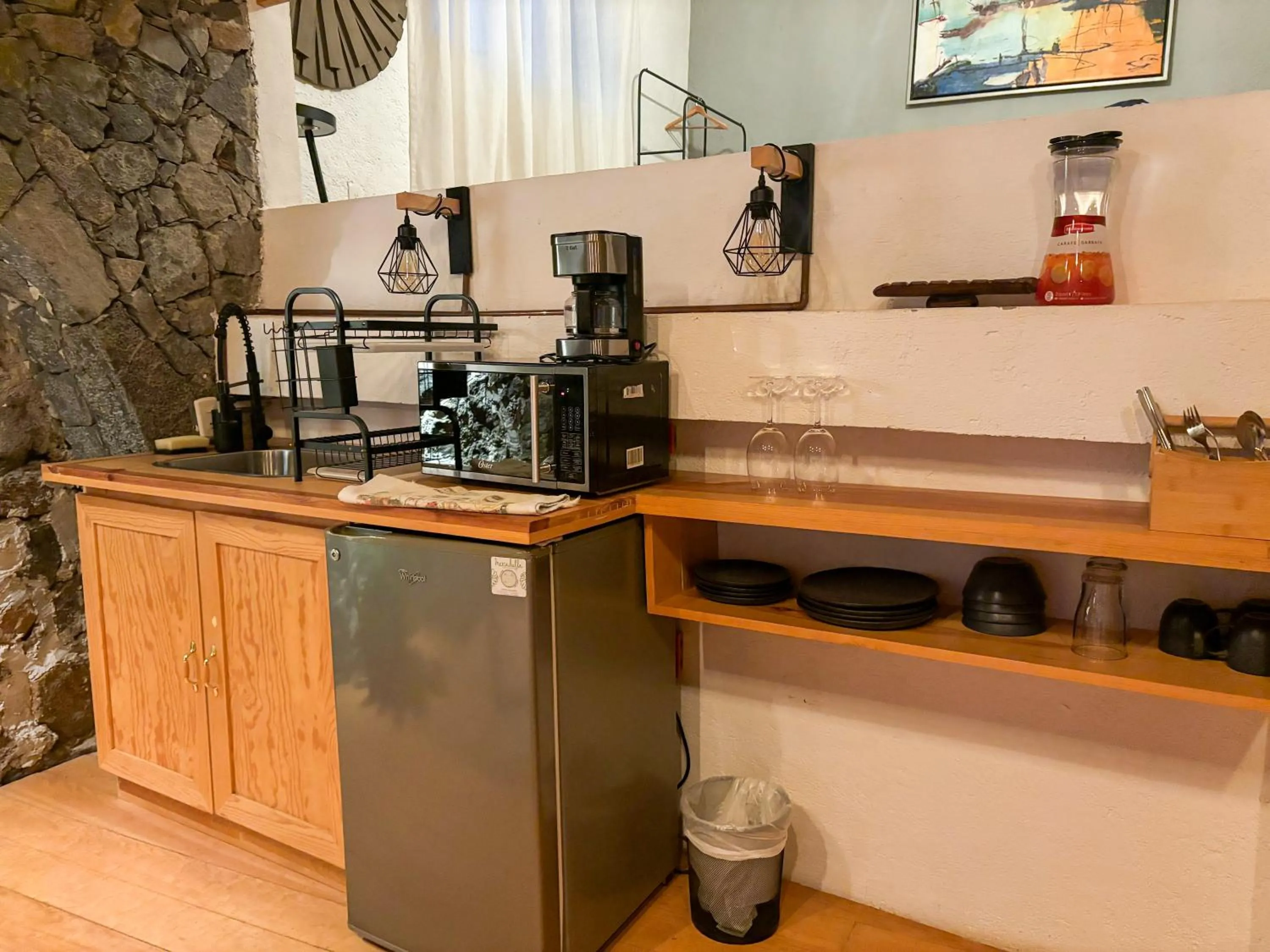 minibar in Amara Tepoztlán