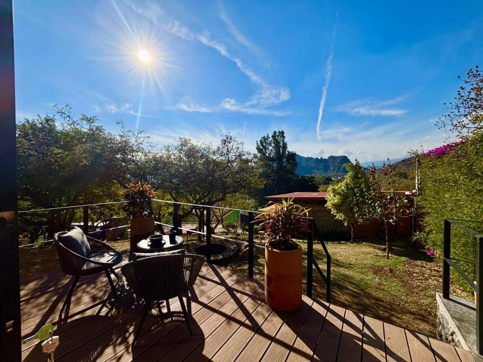 Garden in Amara Tepoztlán