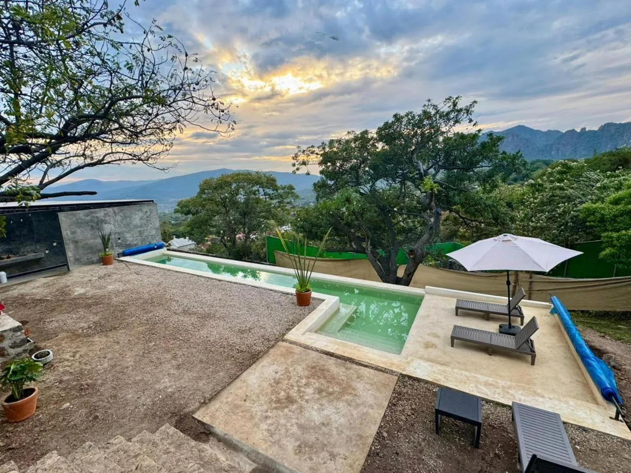 Swimming pool in Amara Tepoztlán