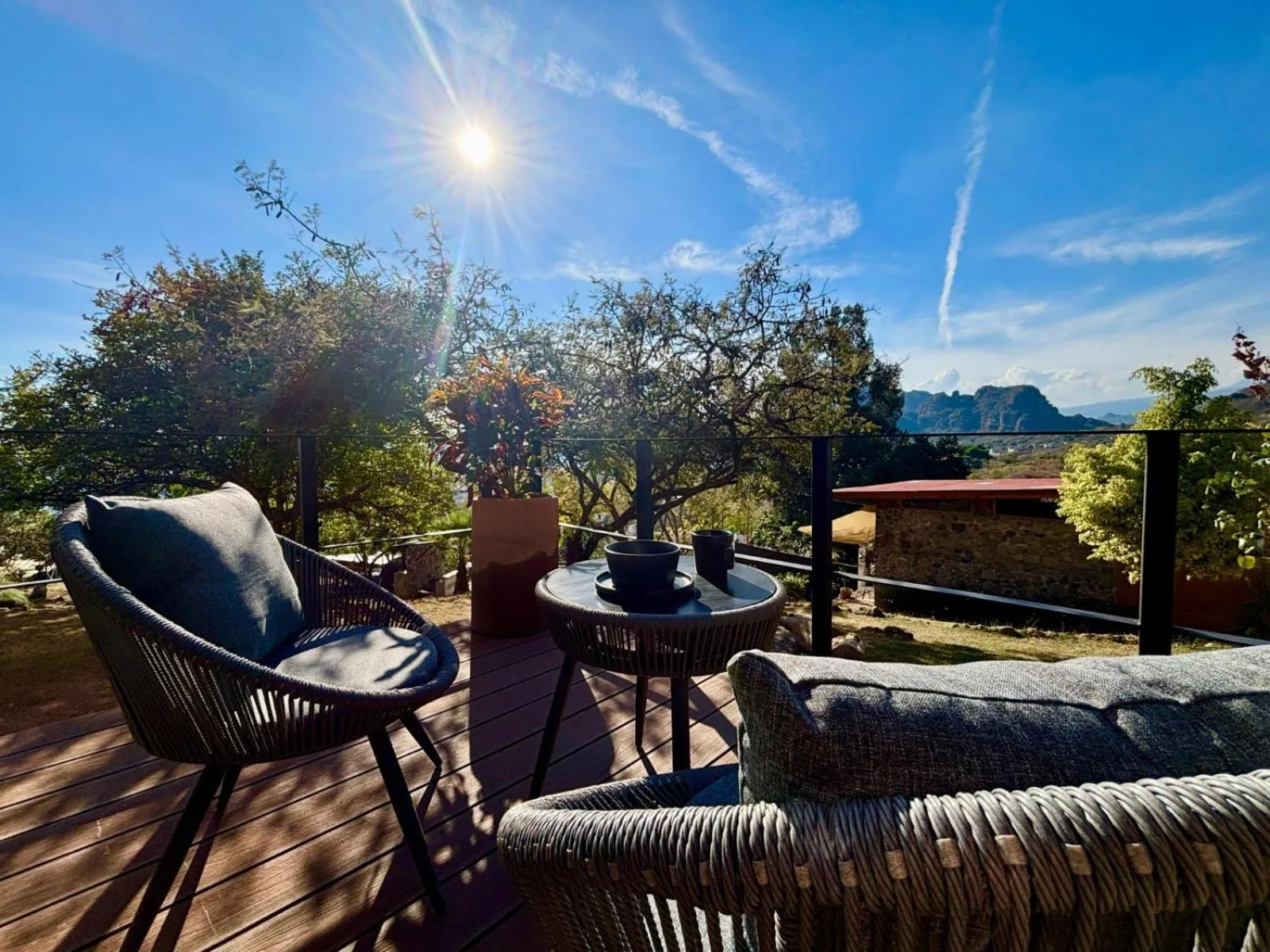 Patio in Amara Tepoztlán