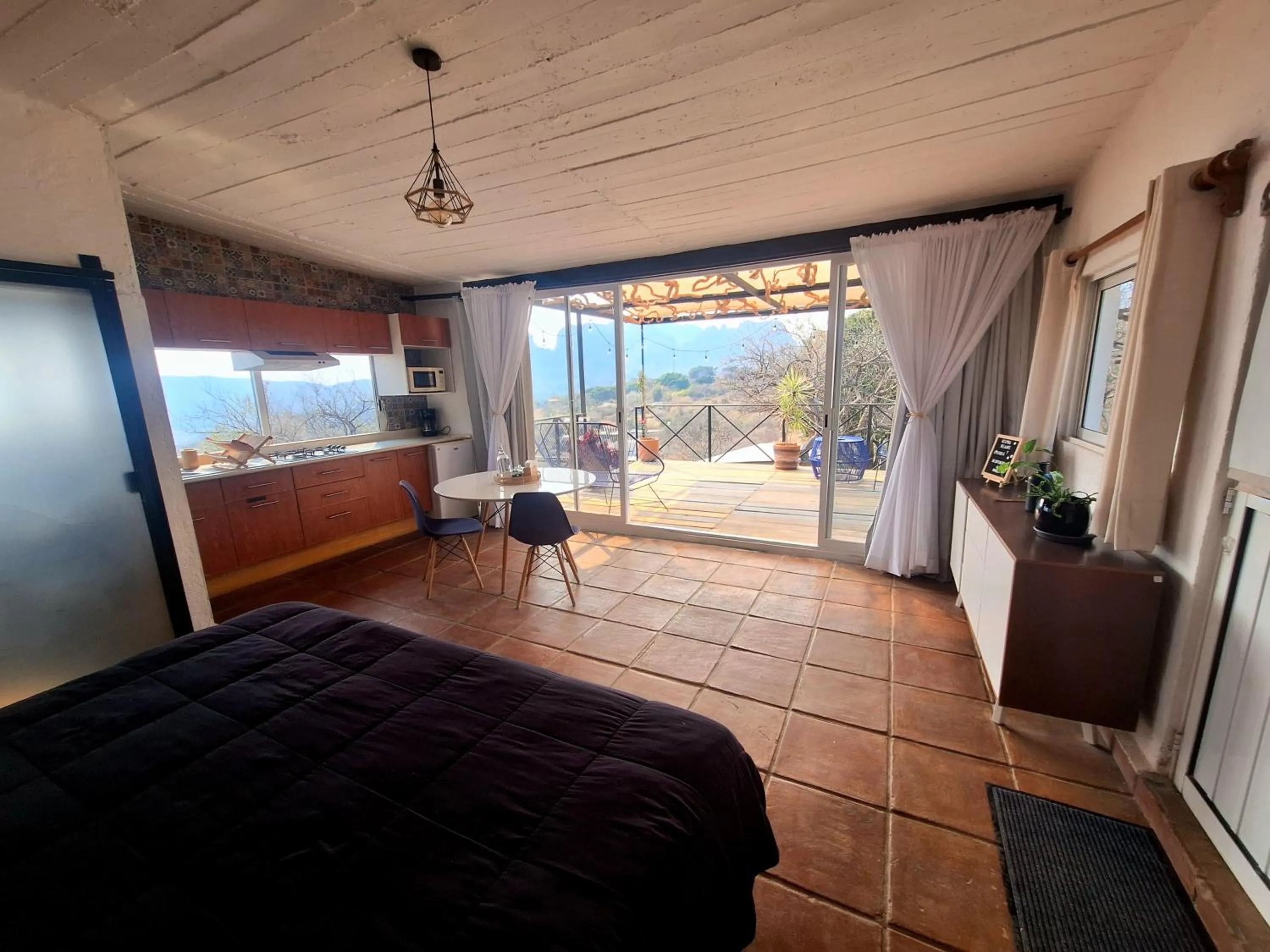 Bed in Amara Tepoztlán