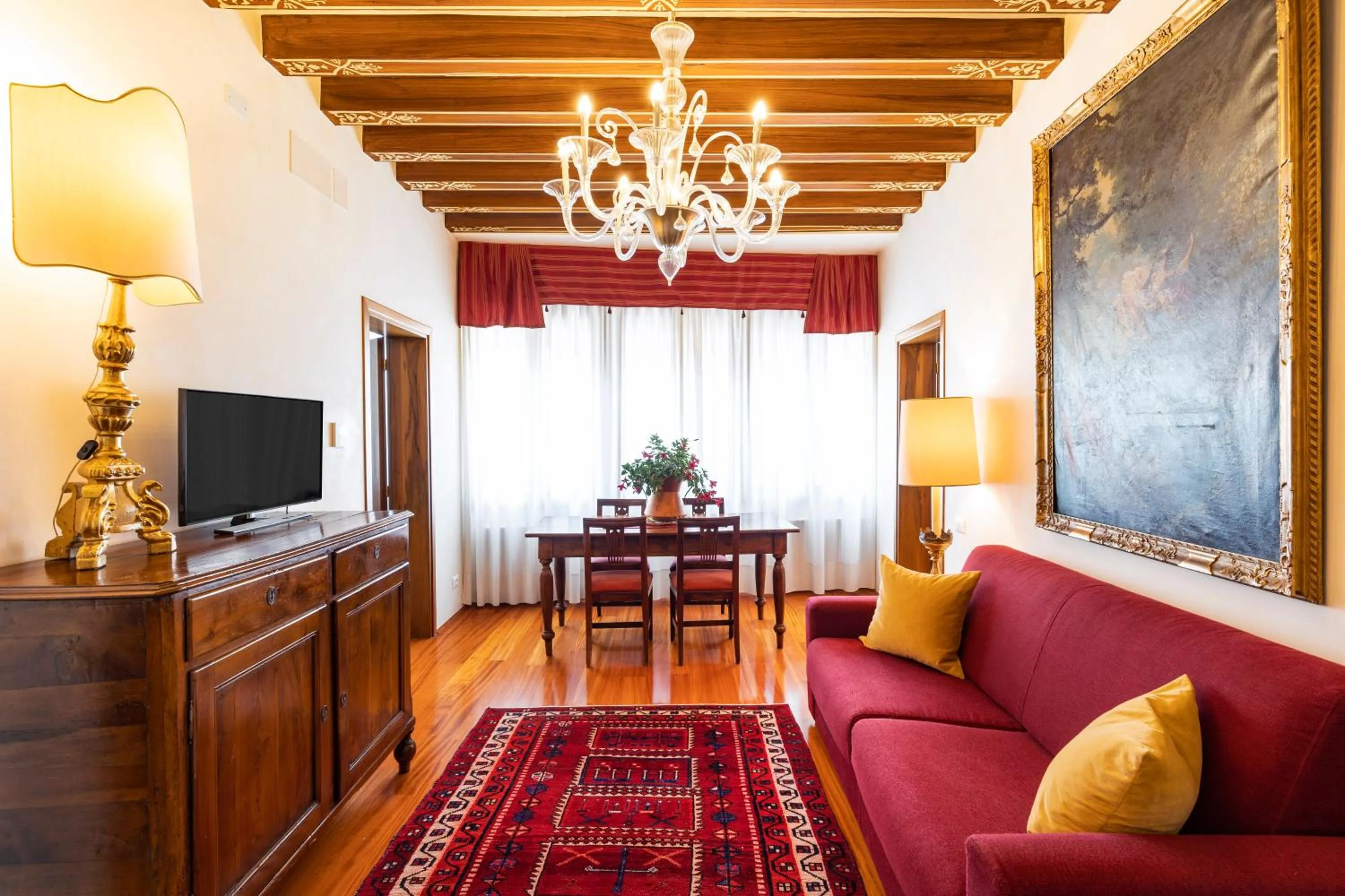 Living room in Palazzo Schiavoni Residenza d'epoca & Suite-Apartments