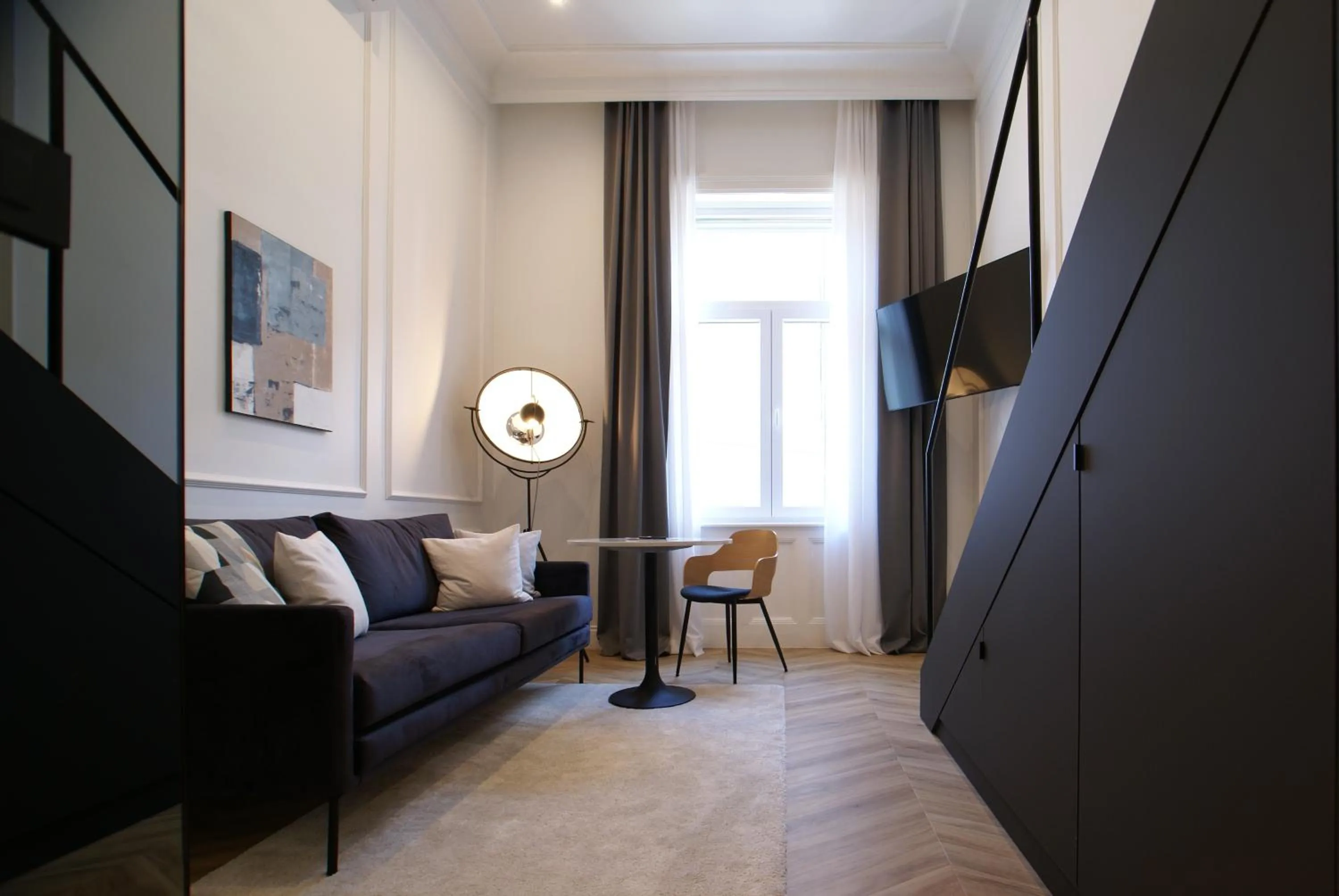 Seating area in Fingerprint Luxury Apartments