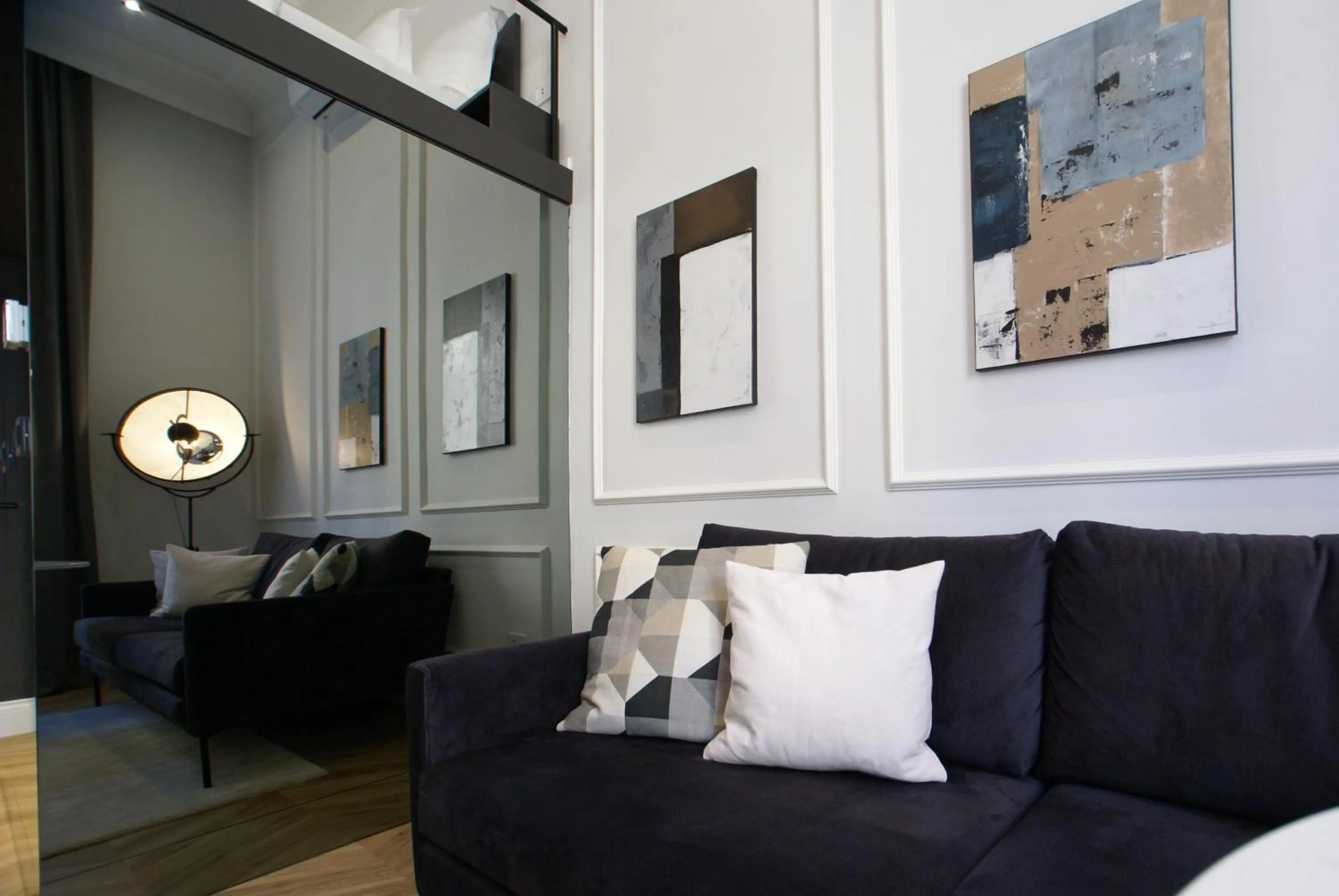 Seating area in Fingerprint Luxury Apartments