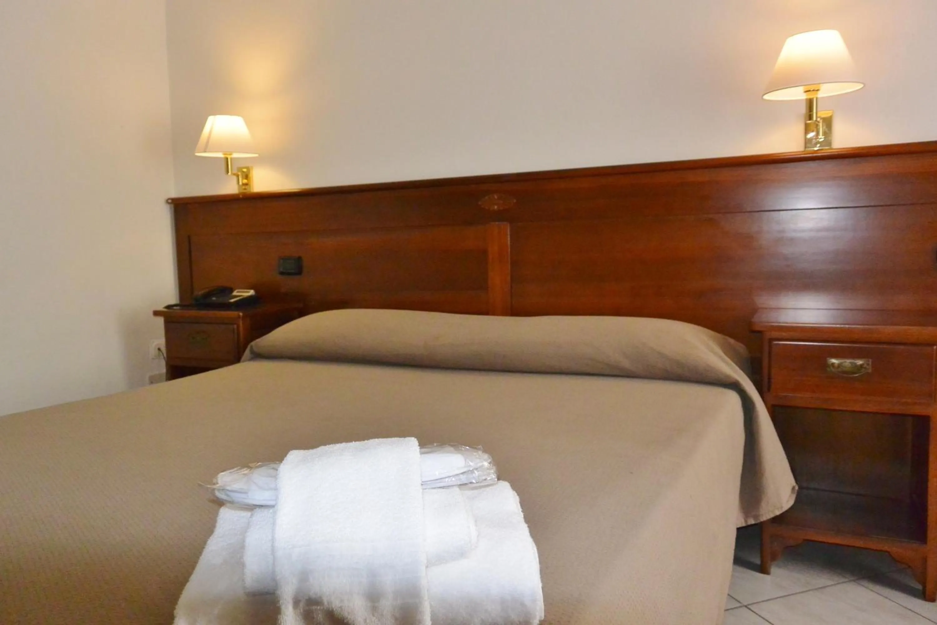 Bed in Hotel Trentina