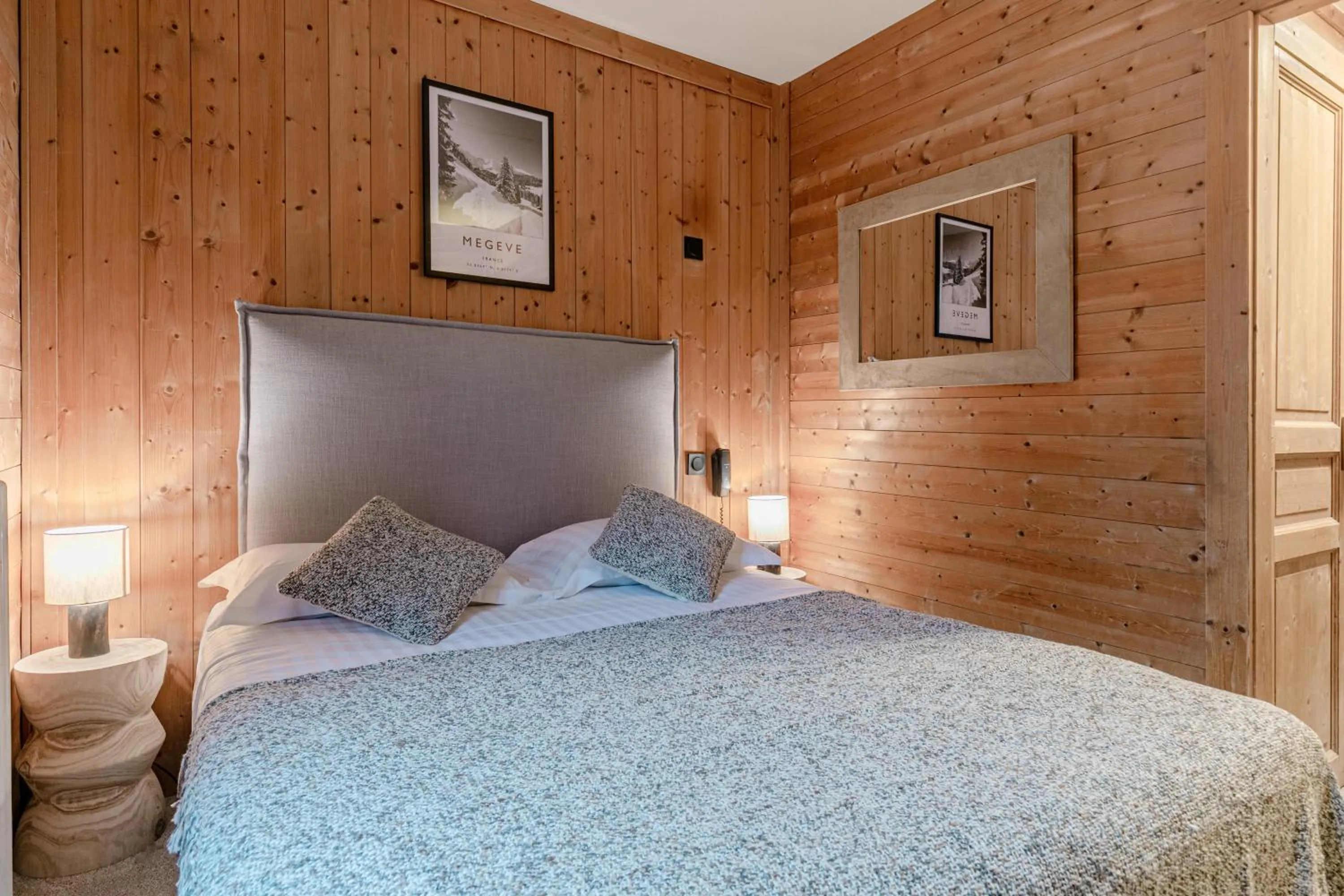 Bed in Le Chalet d'Antoine - Centre de Megève