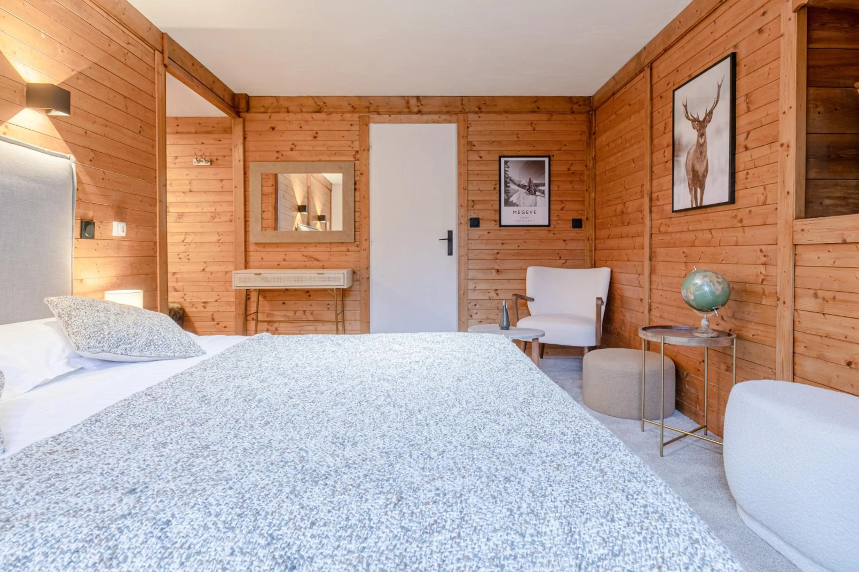 Bed in Le Chalet d'Antoine - Centre de Megève