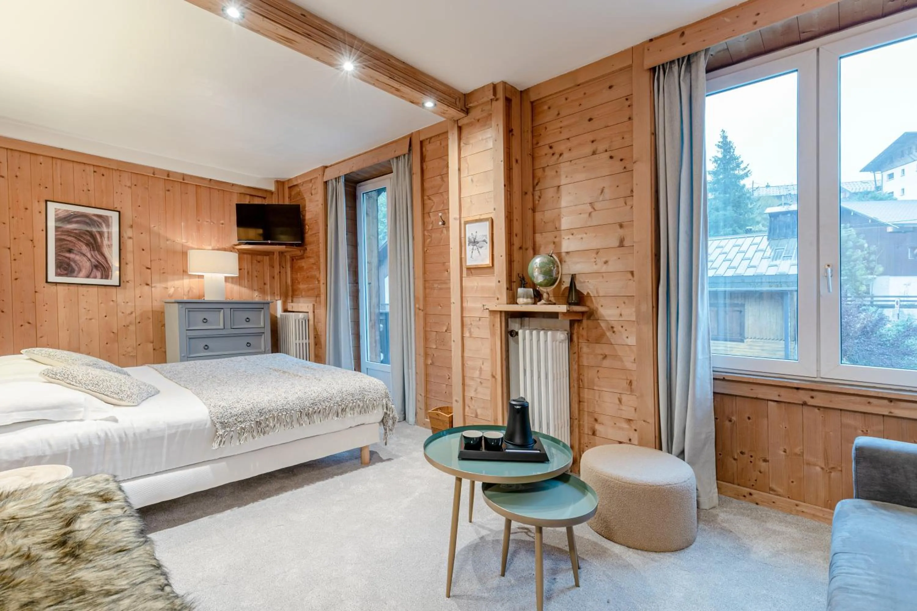 Bed in Le Chalet d'Antoine - Centre de Megève