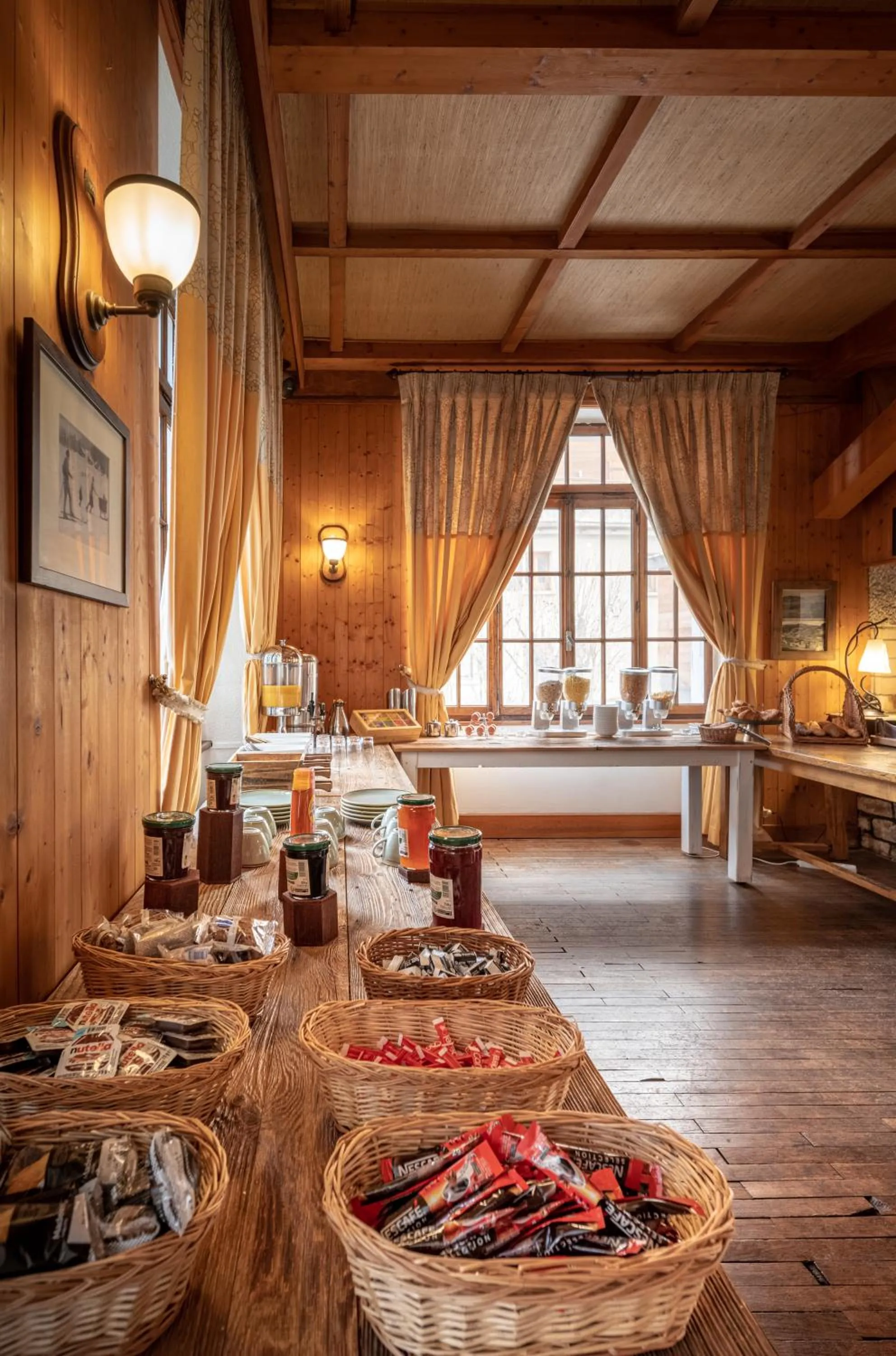 Food and drinks in Le Chalet d'Antoine - Centre de Megève