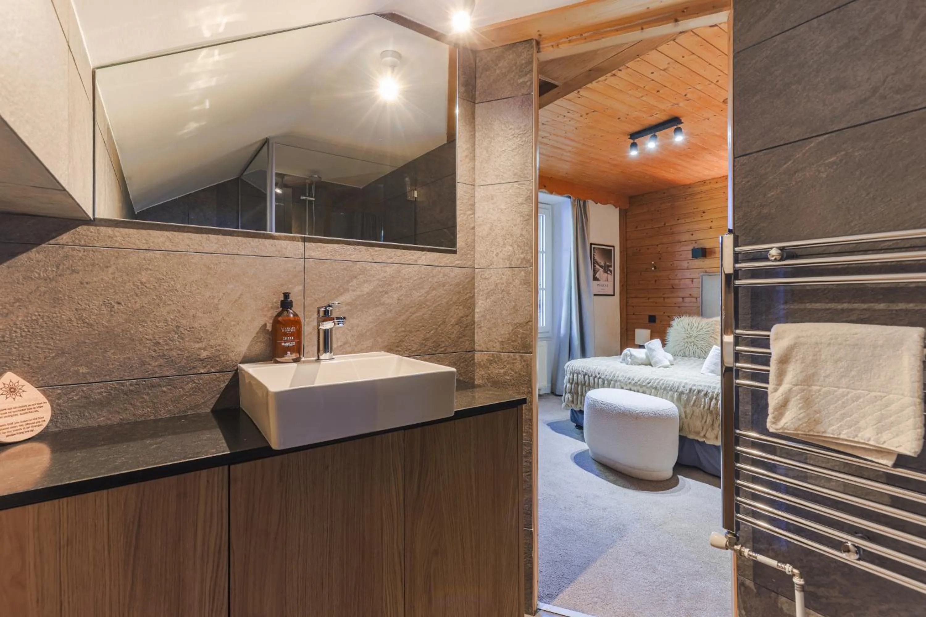 Bathroom in Le Chalet d'Antoine - Centre de Megève