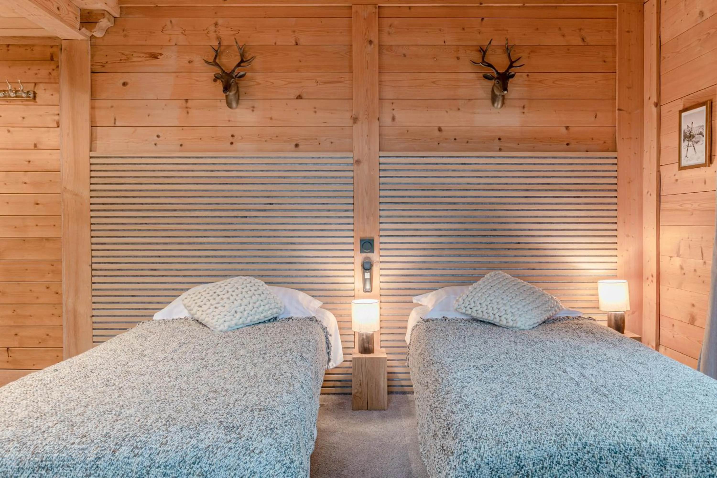 Bed in Le Chalet d'Antoine - Centre de Megève