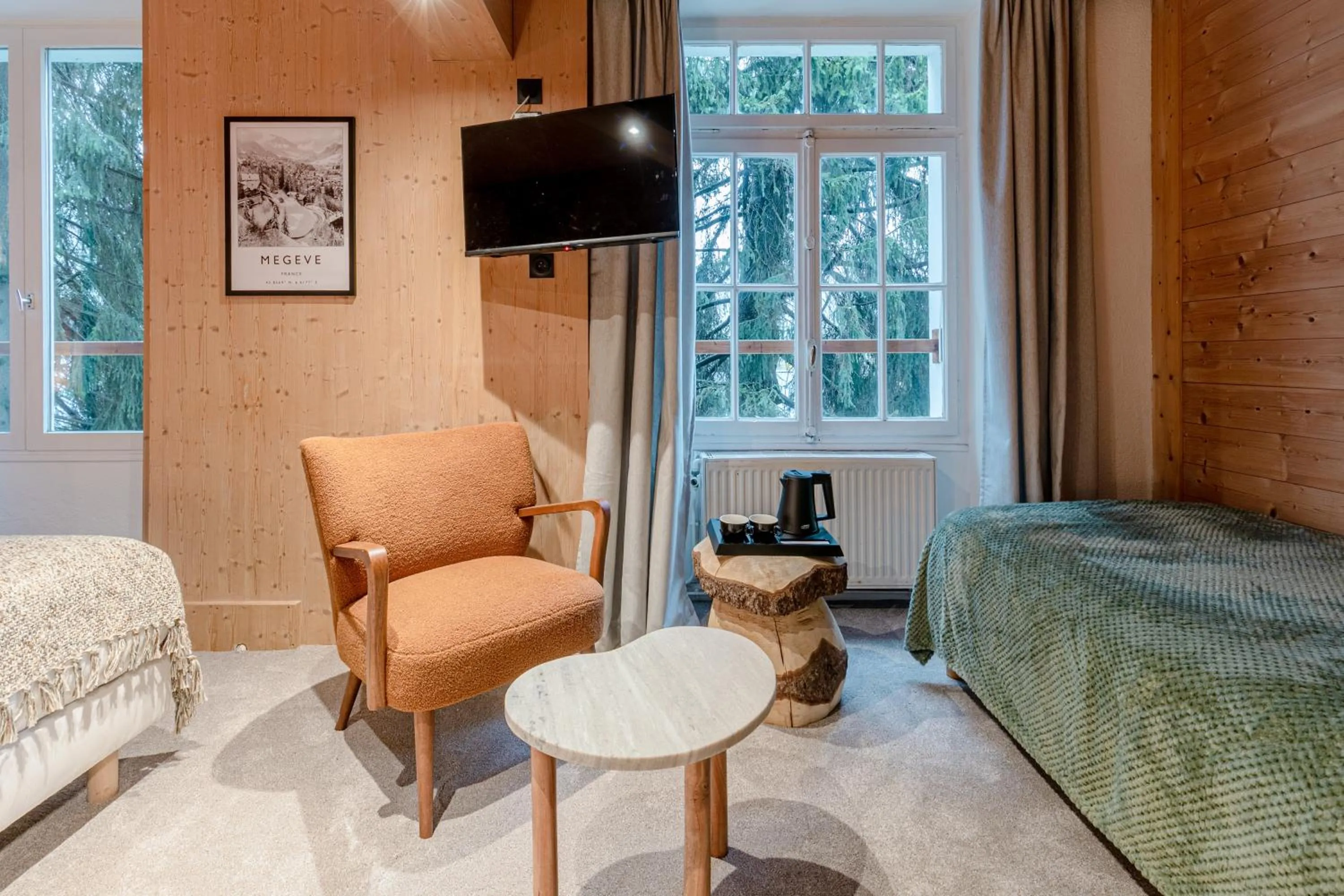 Decorative detail in Le Chalet d'Antoine - Centre de Megève