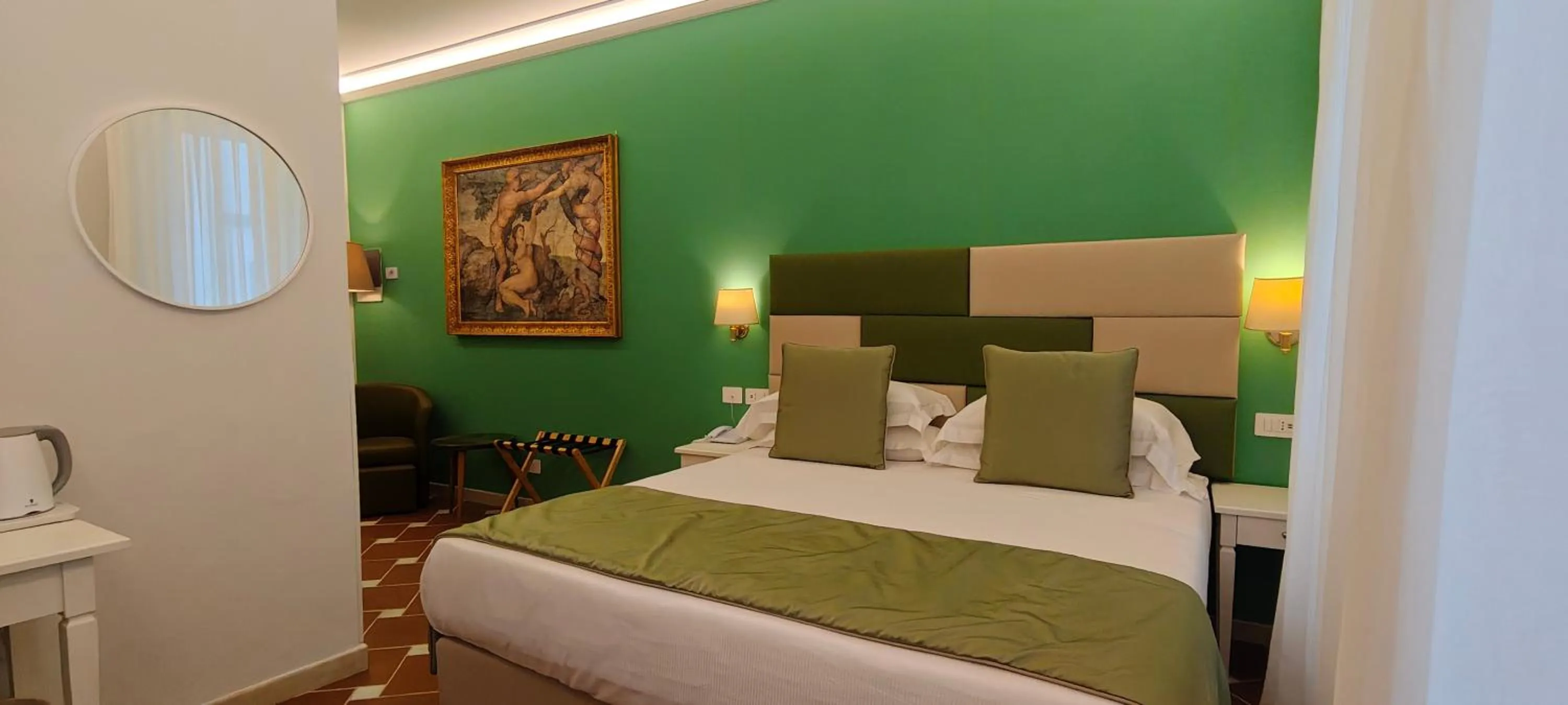 Bed in Hotel Atlantic Palace