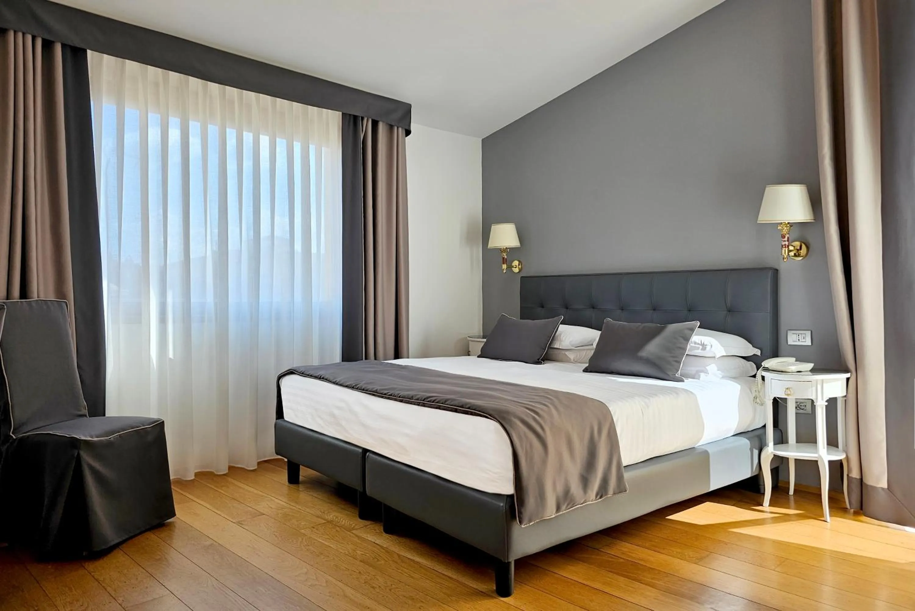 Bed in Hotel Atlantic Palace