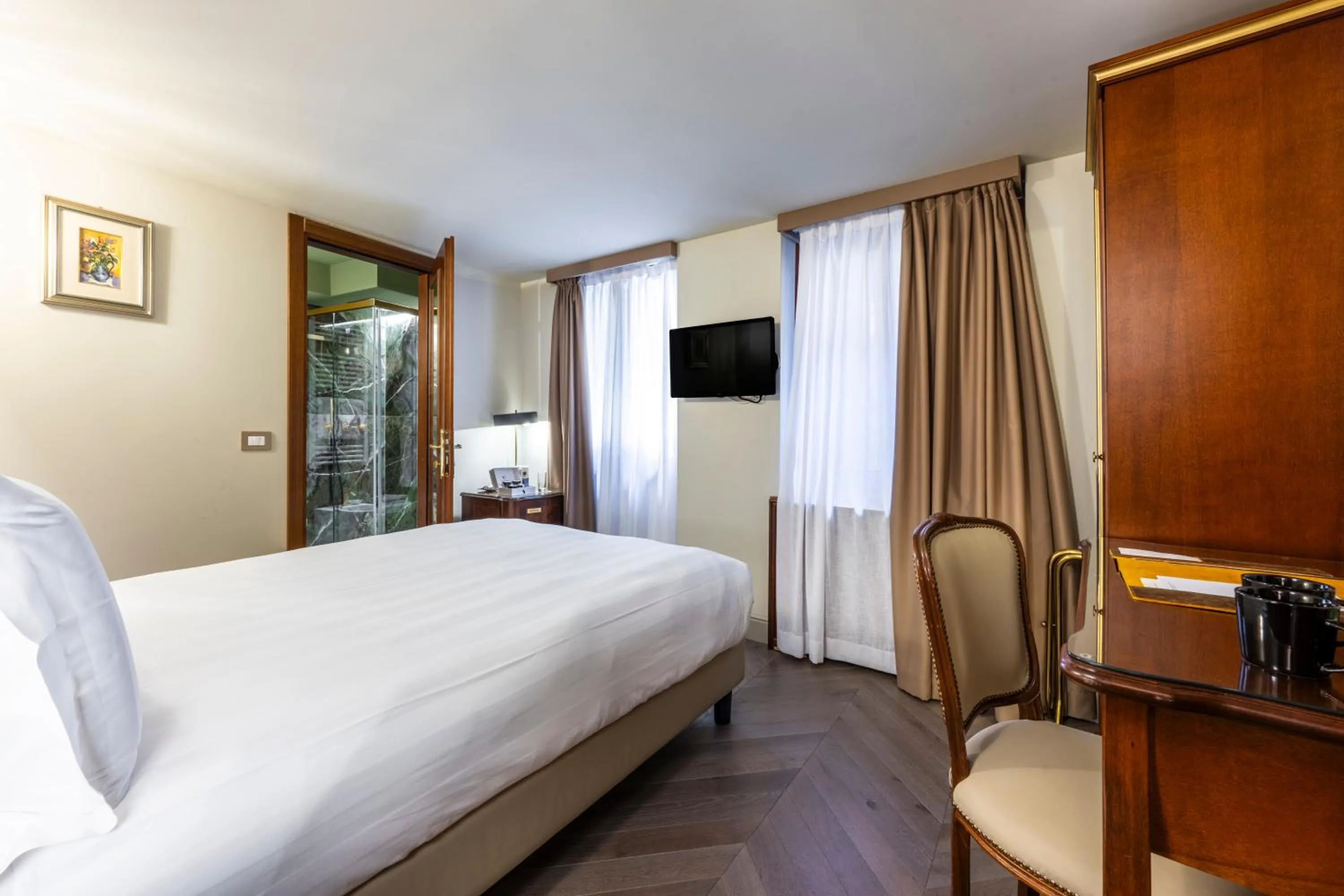 Bed in Hotel Colombina