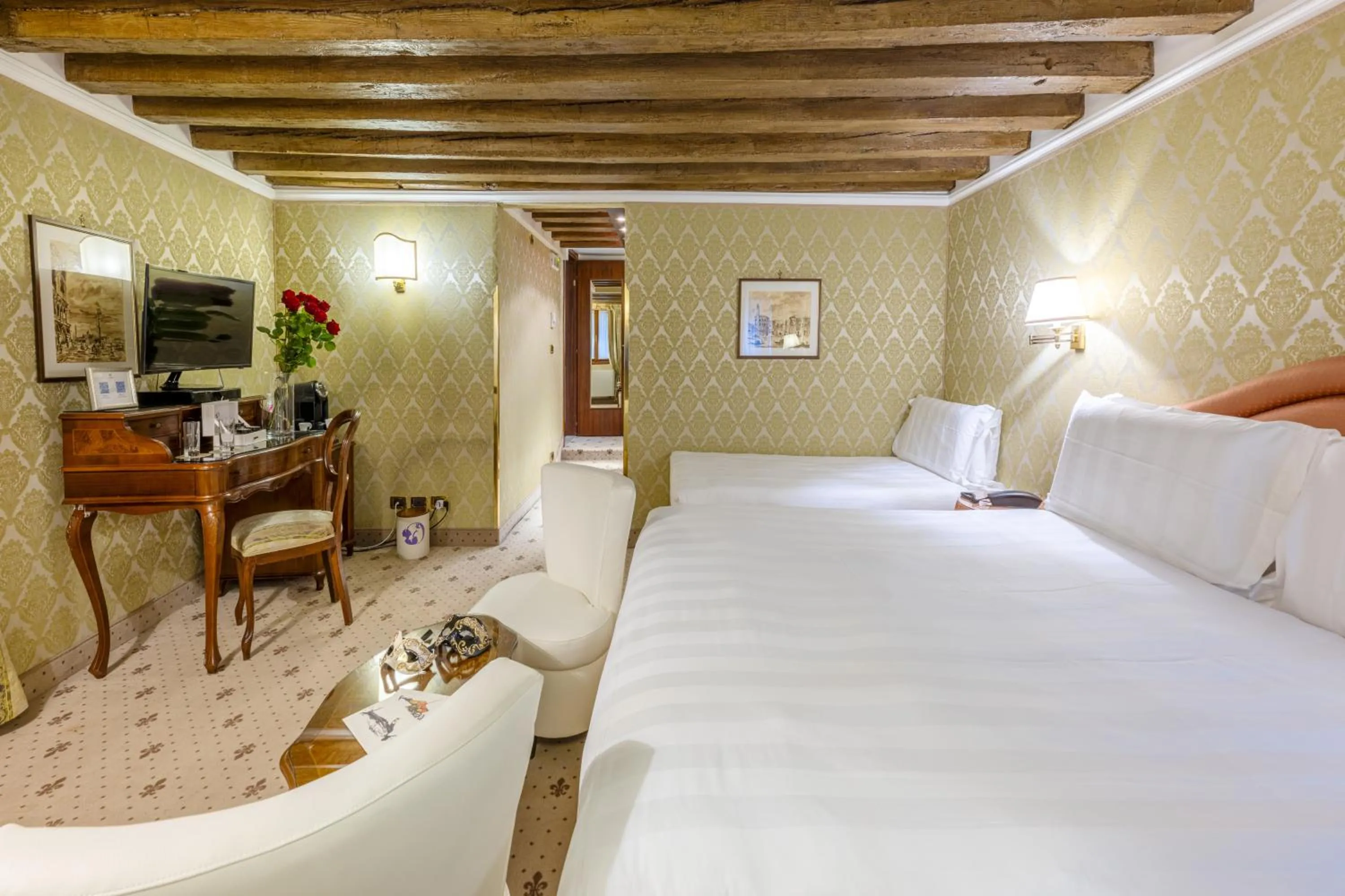 Bed in Hotel Colombina