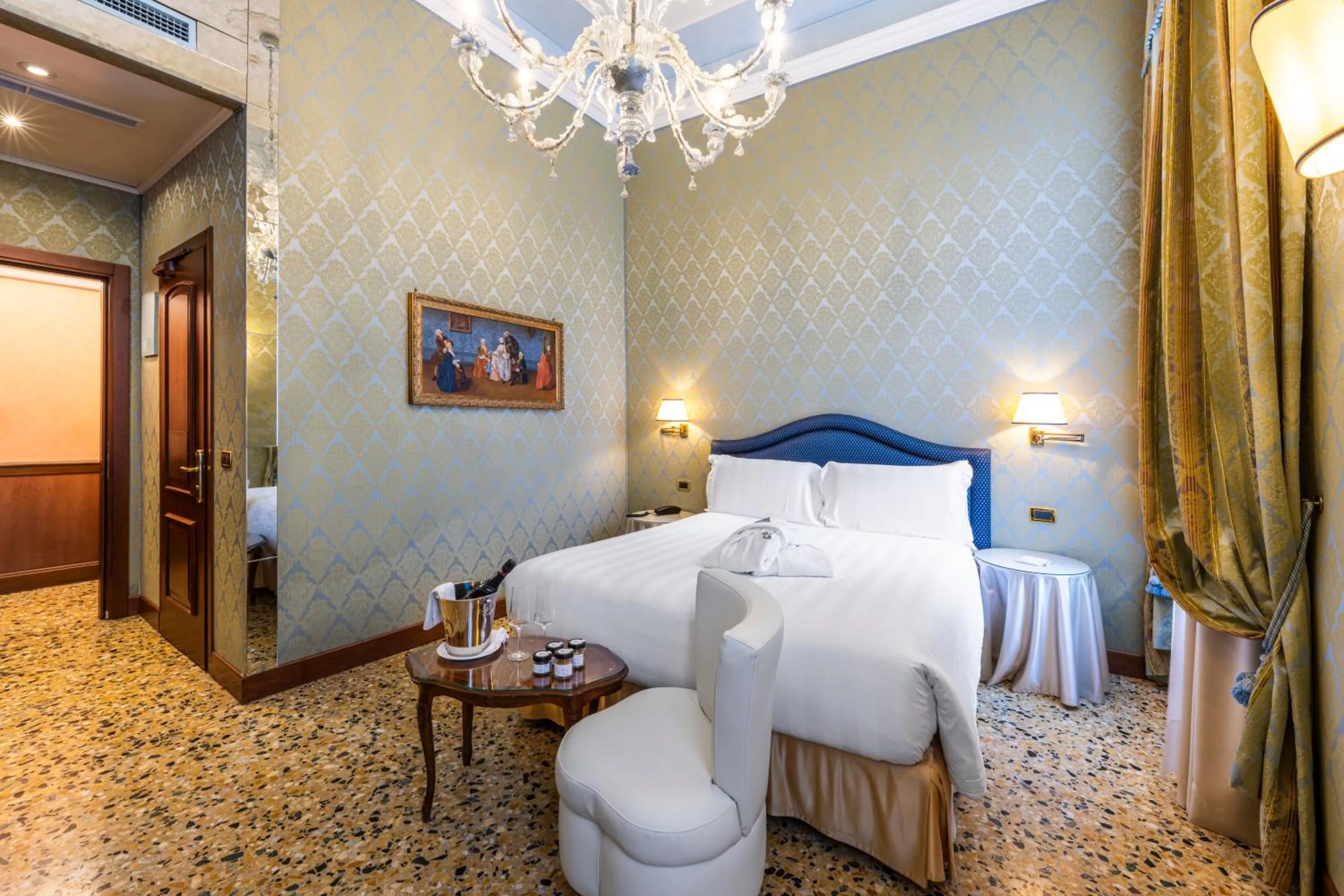 Bed in Hotel Colombina