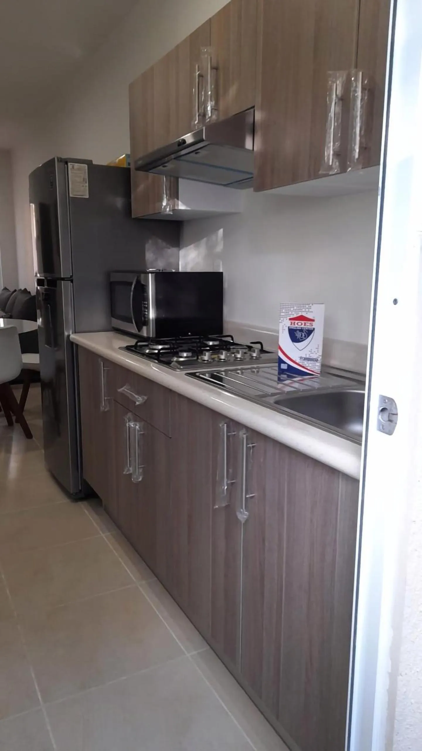 Kitchen or kitchenette in Fabulous Apartment HOEStel Lucerna!