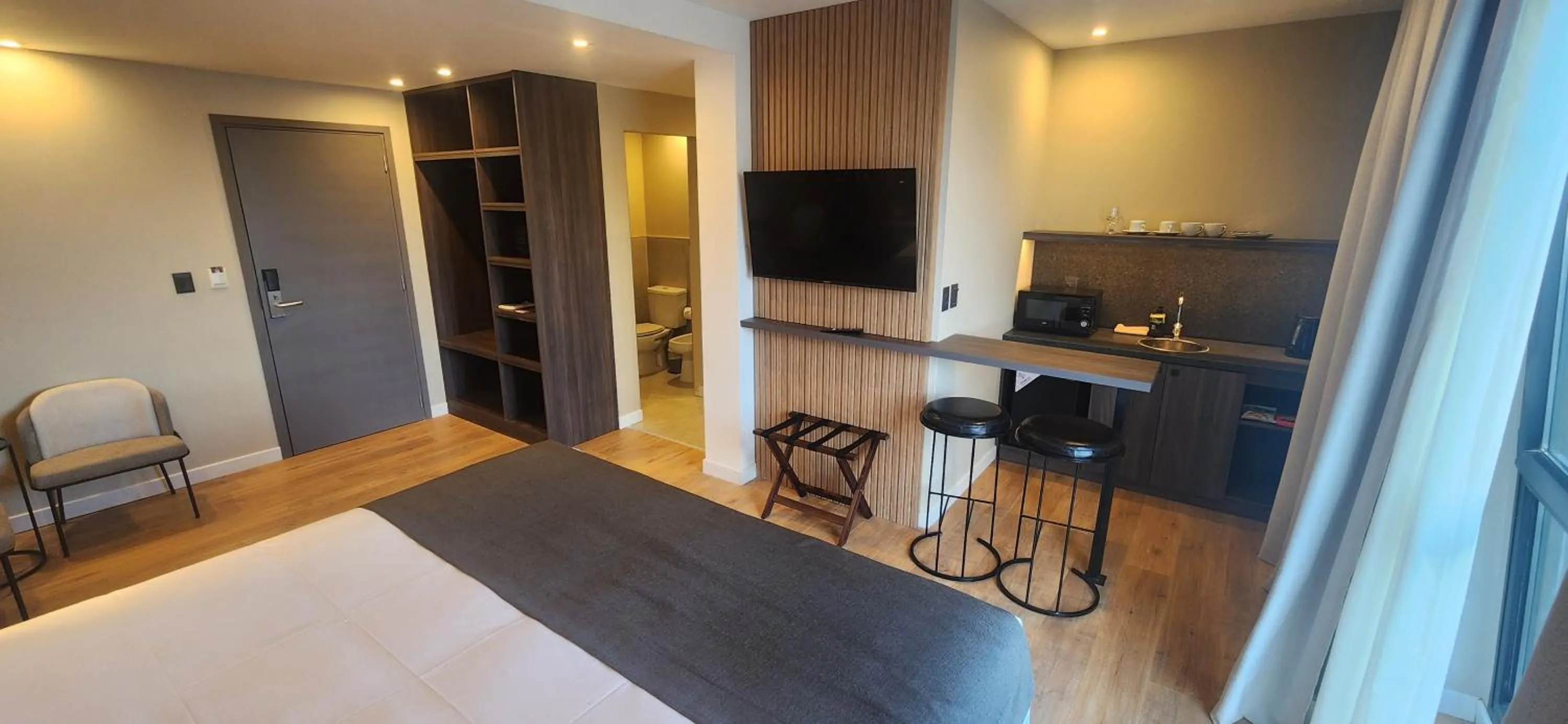 Bedroom, Bed in Hotel Canal Beagle